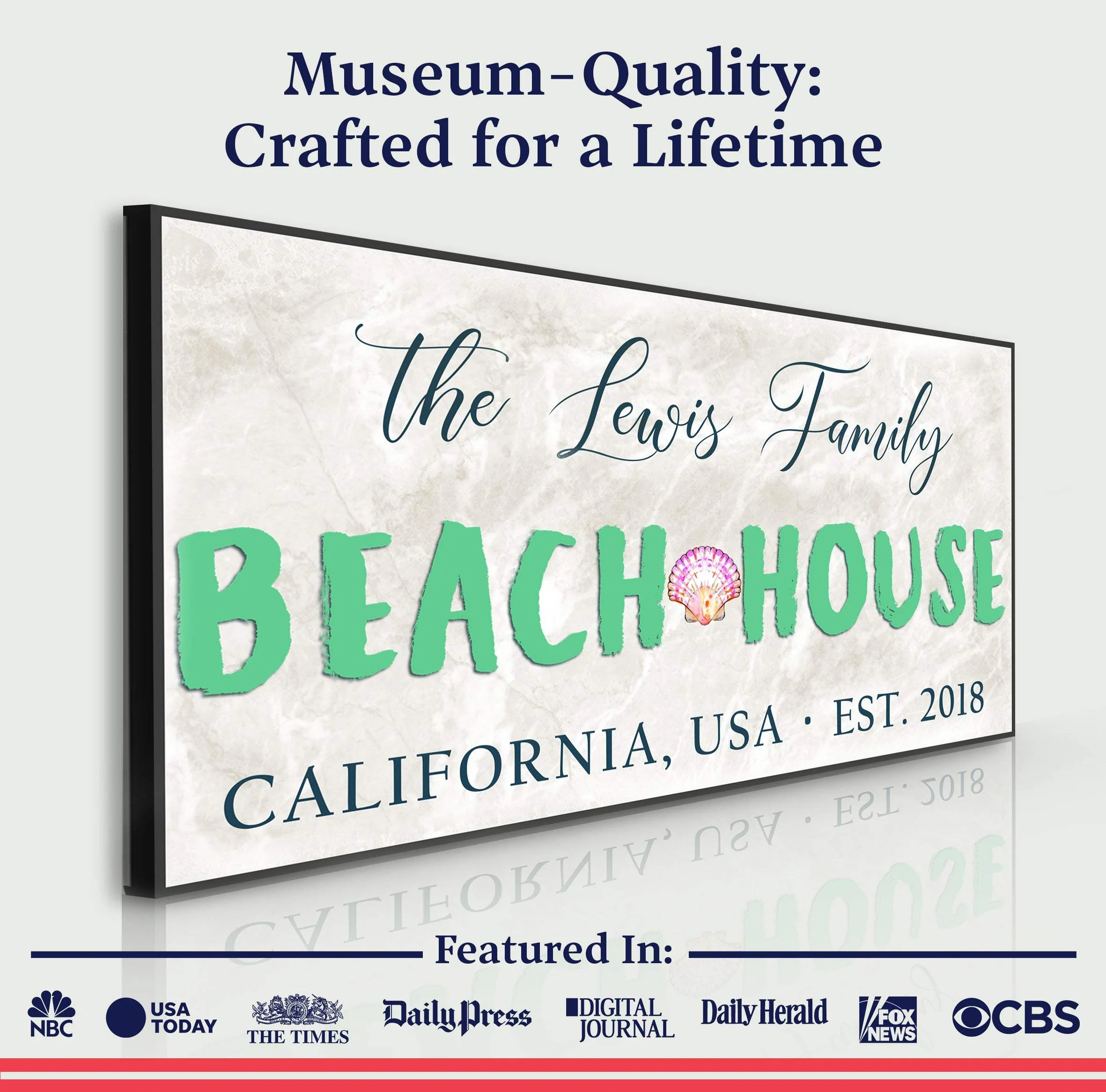 Beach House Sign III - Image 3