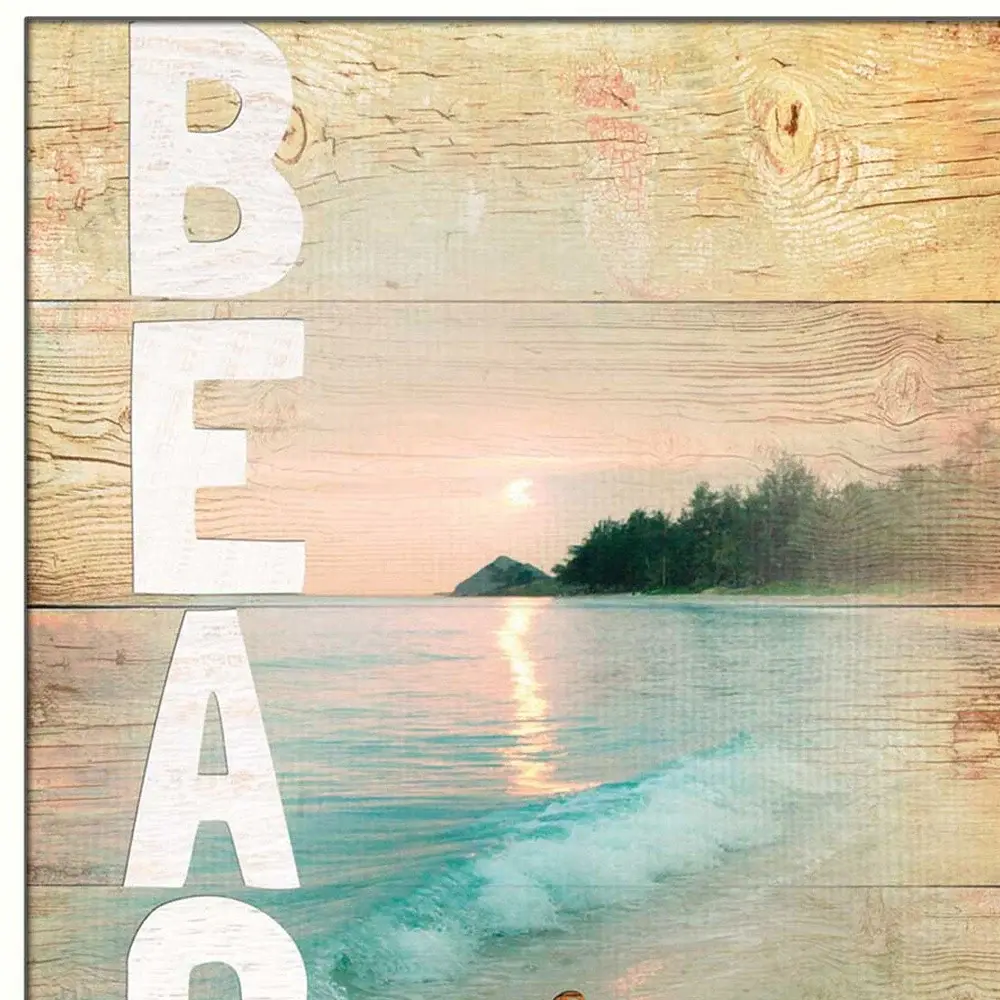 Beach Please 3 White Framed Print Wall Art - Image 4