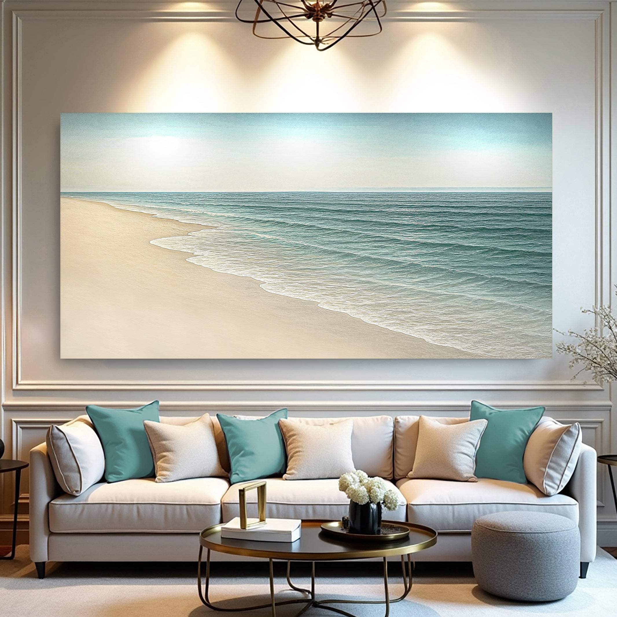 Beach Shoreline Coastal Wall Art II - Image 2
