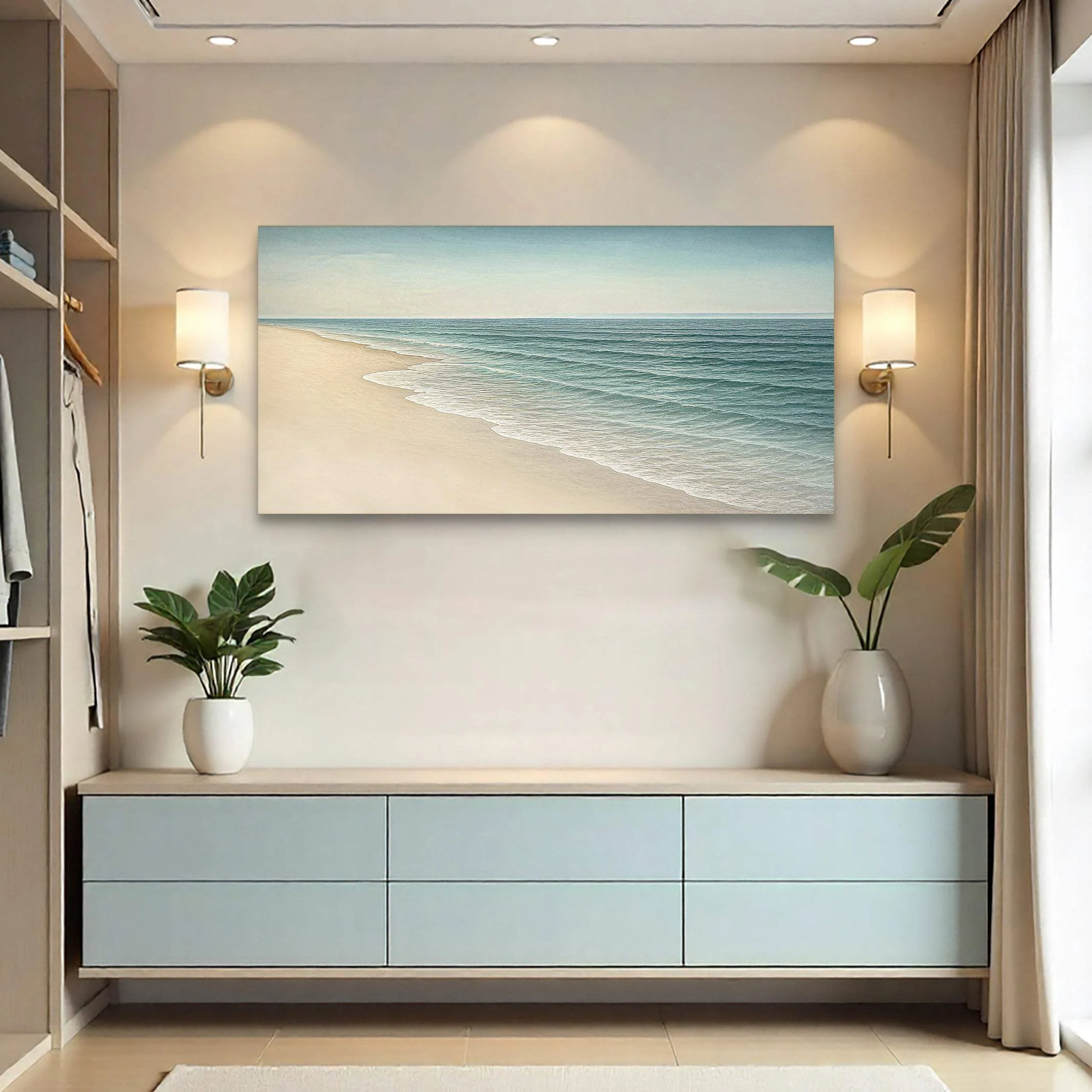 Beach Shoreline Coastal Wall Art II - Image 4