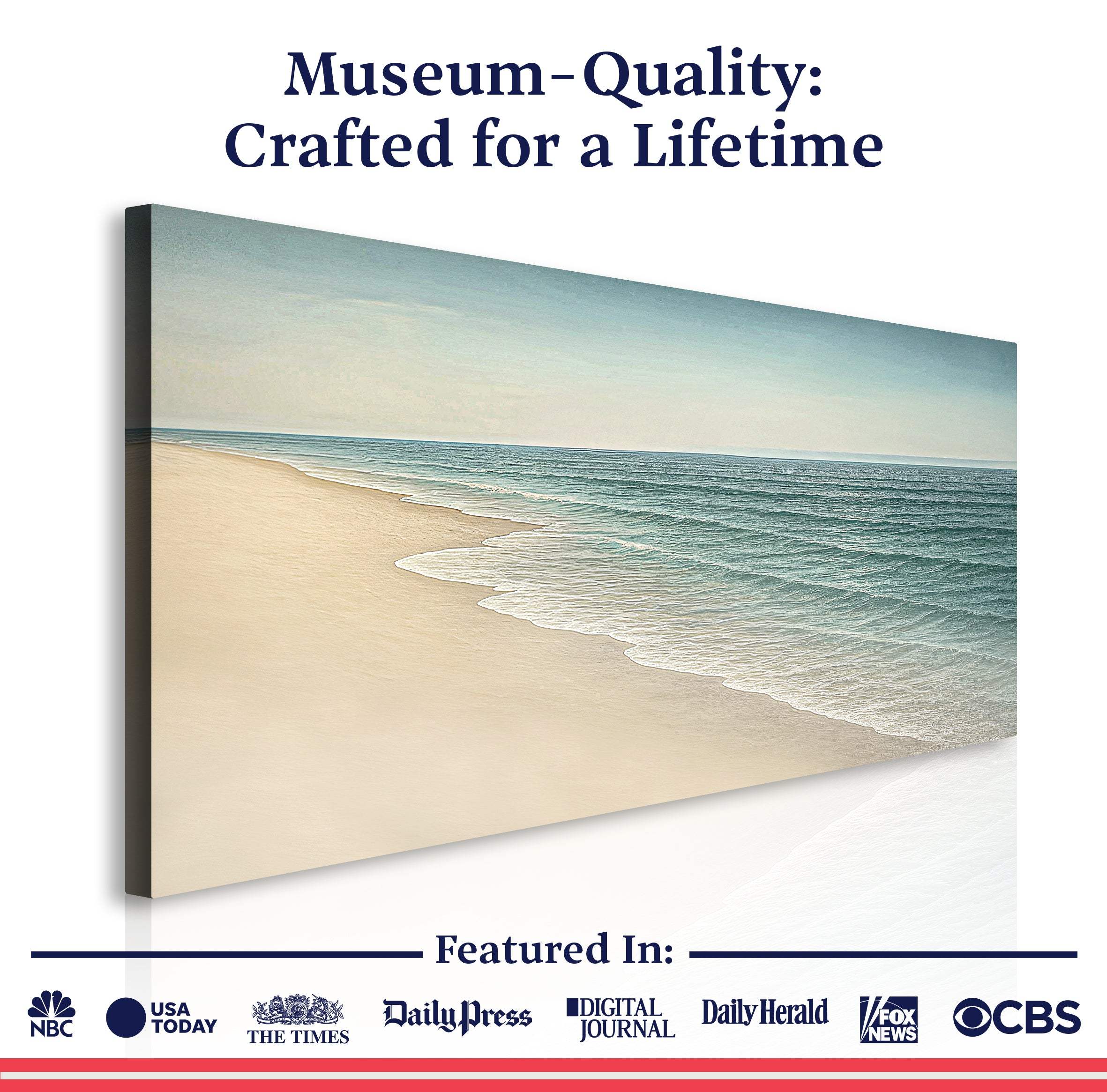 Beach Shoreline Coastal Wall Art II - Image 6