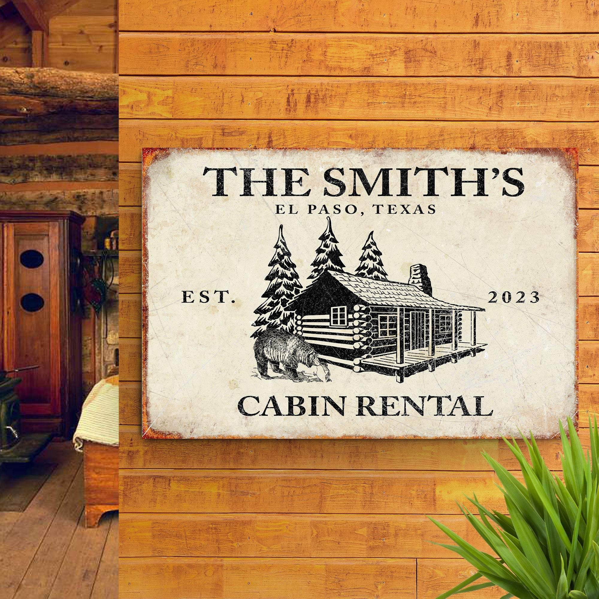 Bear Cabin Sign II - Image 3