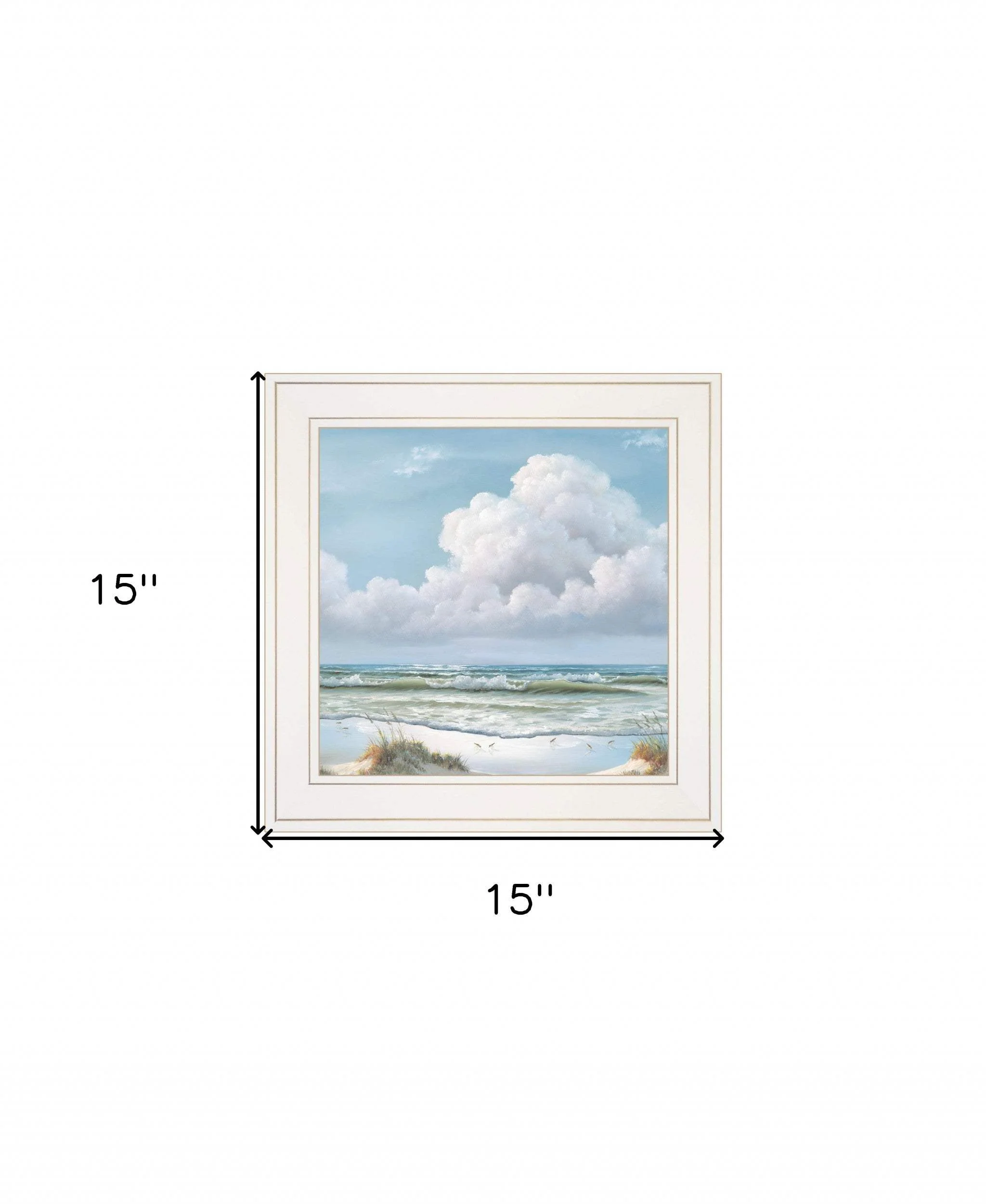 Beautiful Day II White Framed Print Wall Art - Image 5