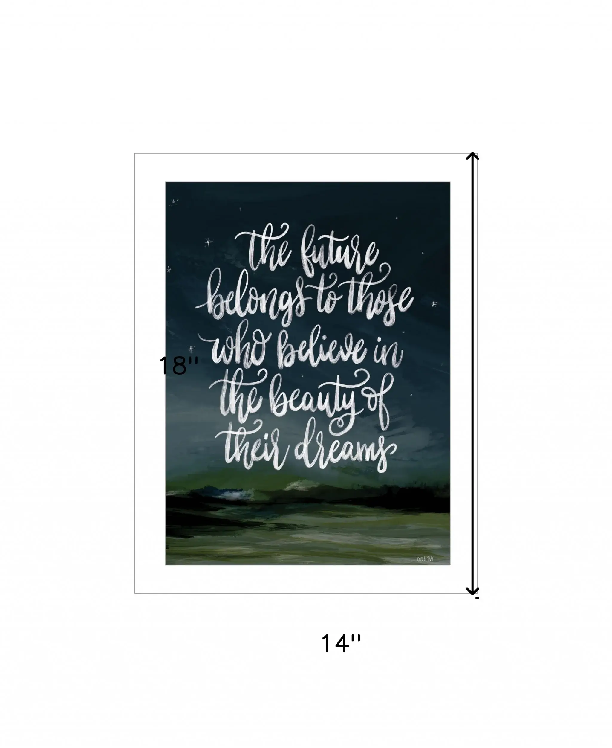 Beauty of Your Dreams 1 White Framed Print Wall Art - Image 5