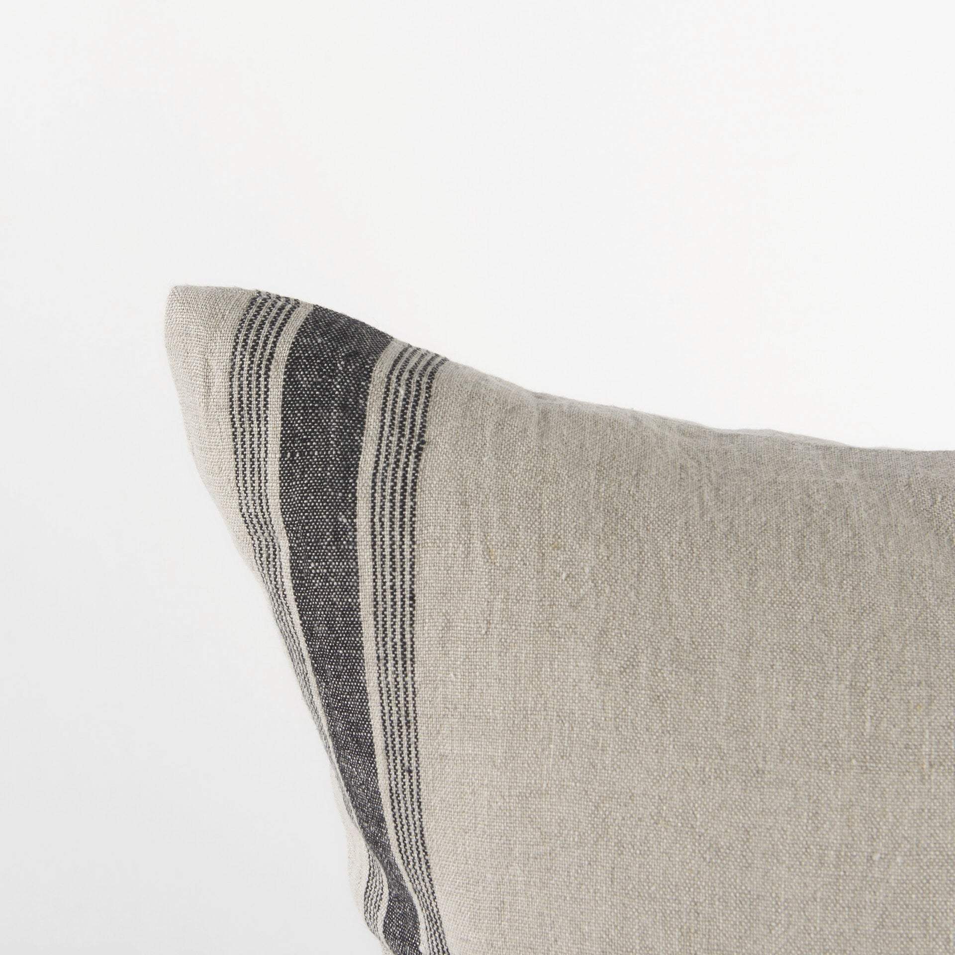 Beige And Black Striped Pillow Cover - Image 7