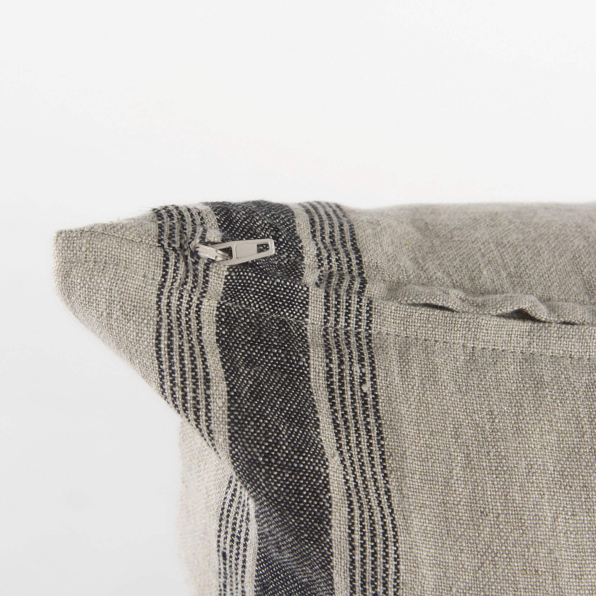 Beige And Black Striped Pillow Cover - Image 8