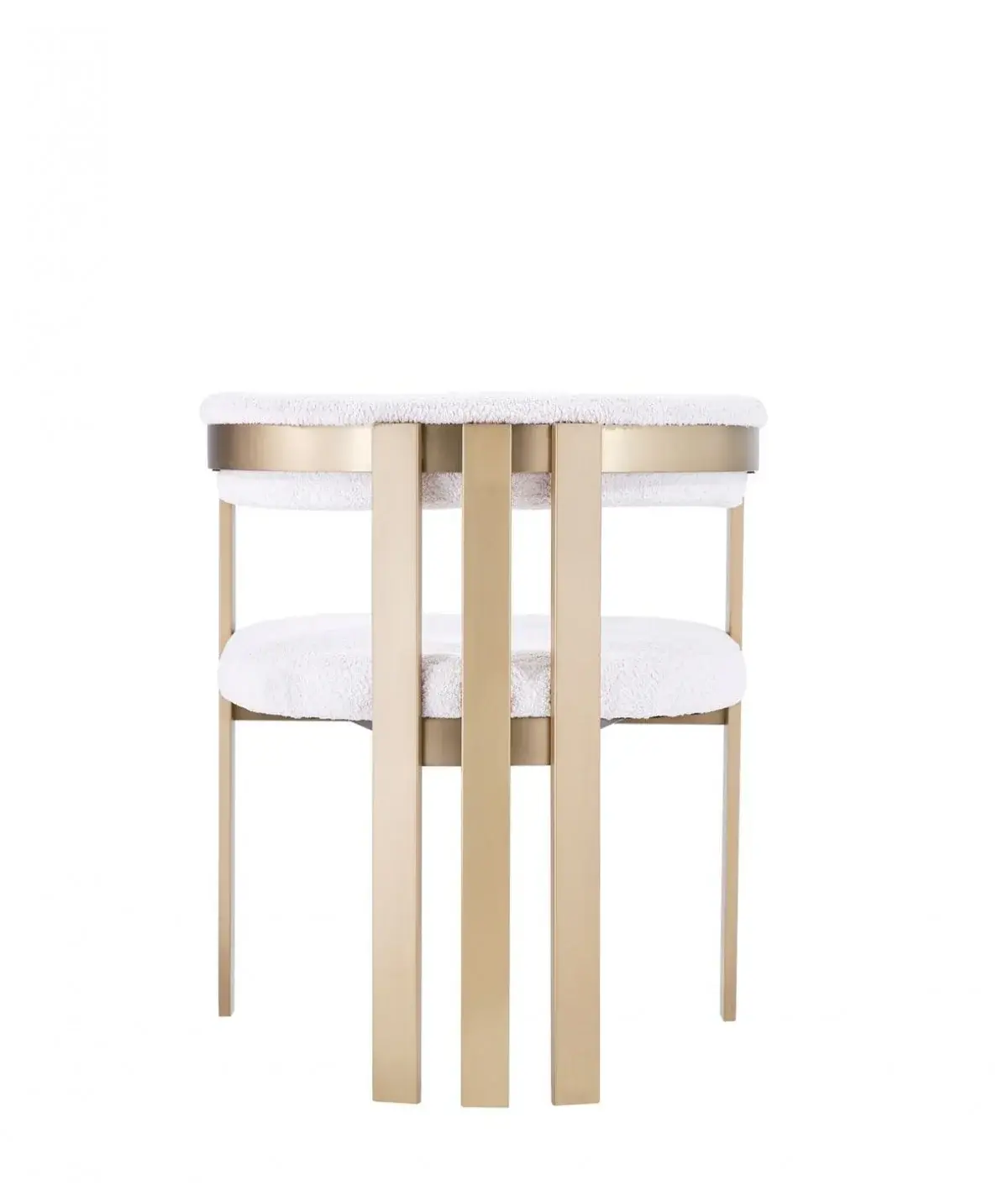 Beige Gold Dining Chair - Image 4