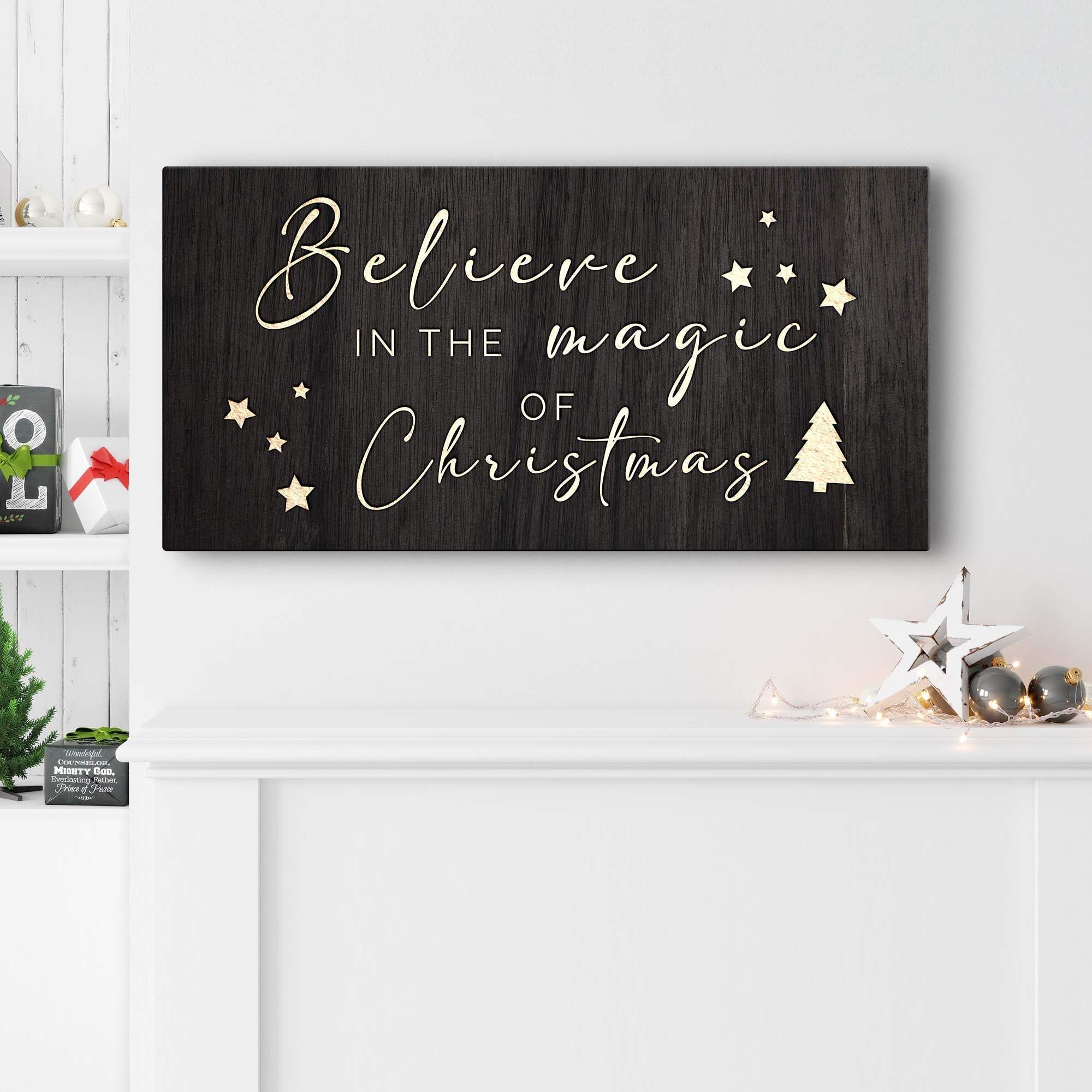 Believe In The Magic Of Christmas Sign II - Image 2