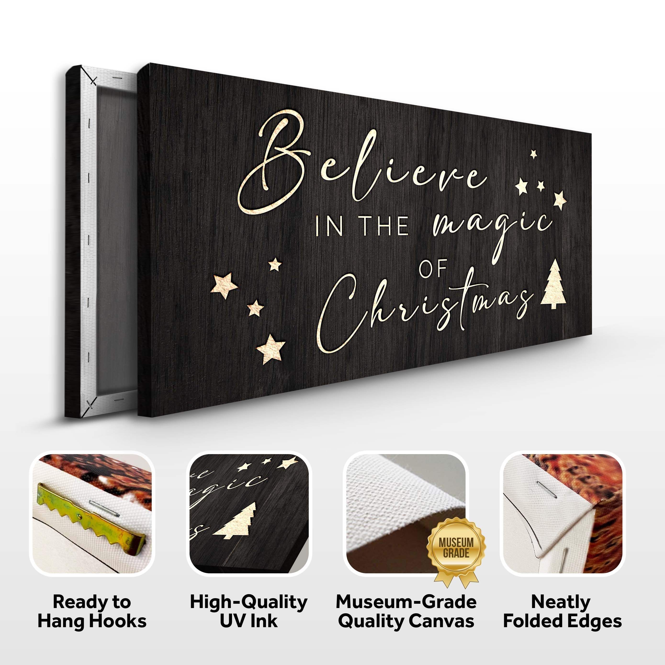Believe In The Magic Of Christmas Sign II - Image 4
