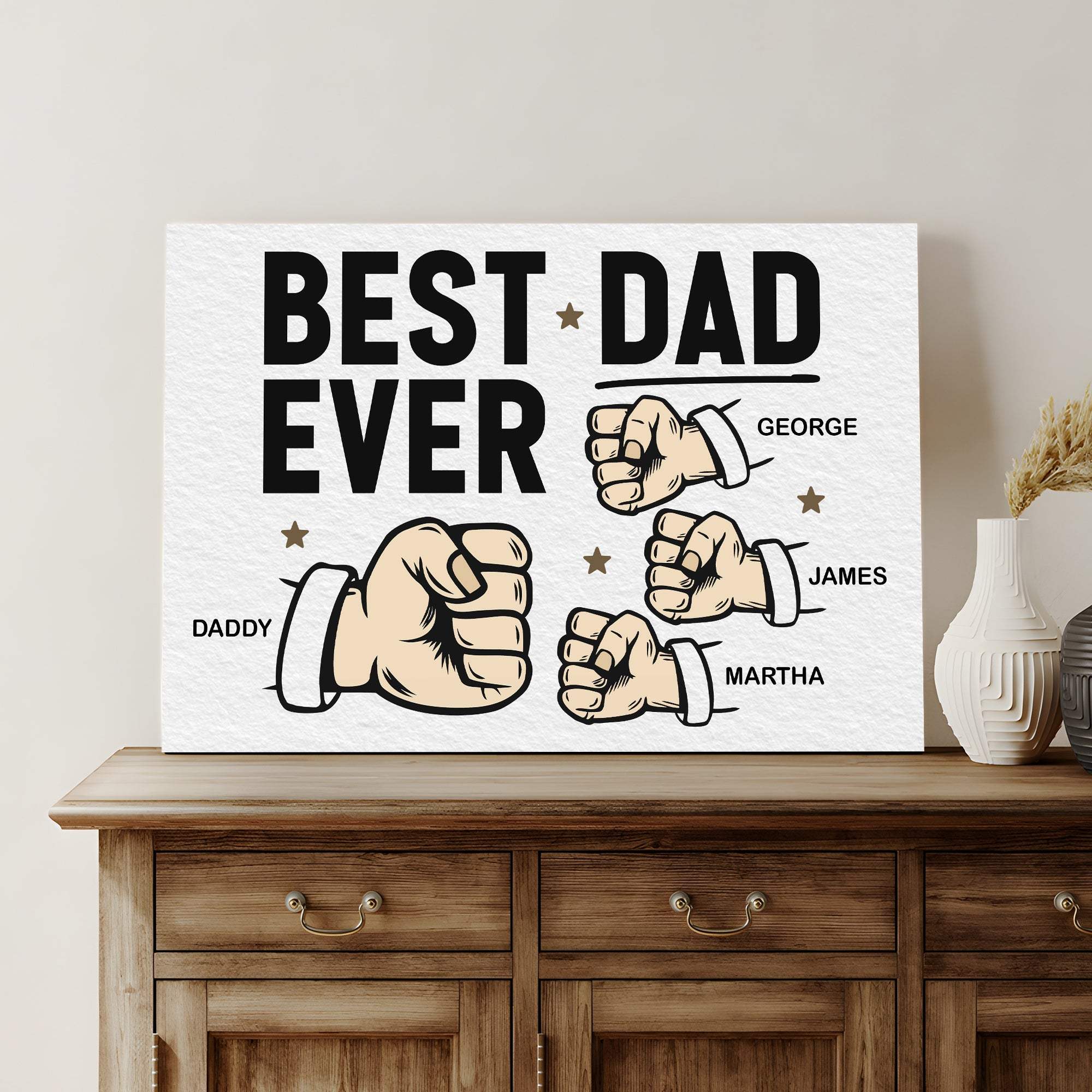 Best Dad Ever Father's Day Gift Sign - Image 2