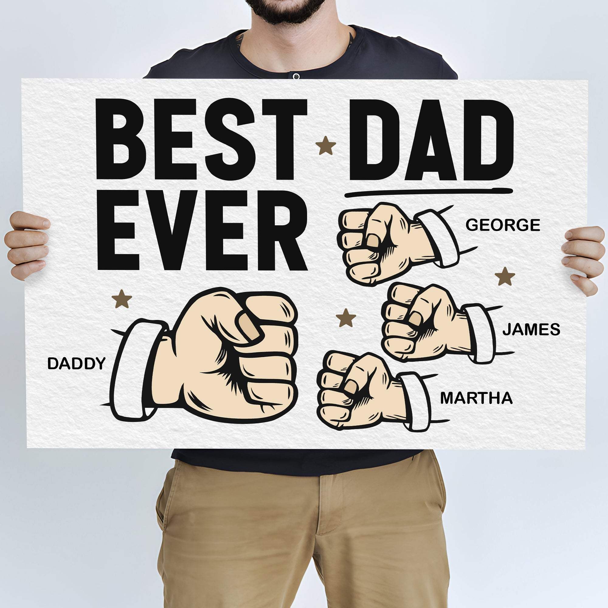 Best Dad Ever Father's Day Gift Sign - Image 3
