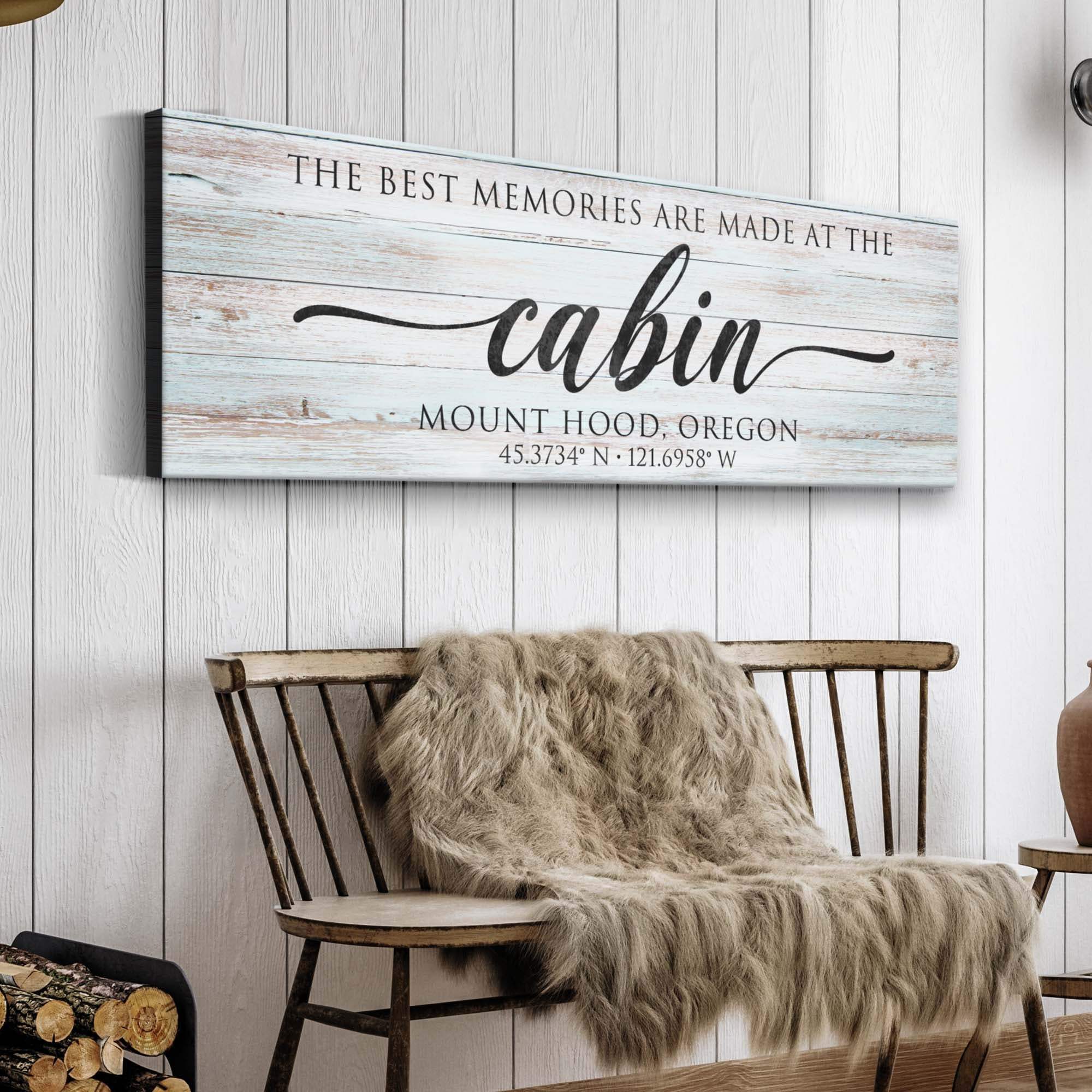 Best Memories Are Made At The Cabin Sign II - Image 3