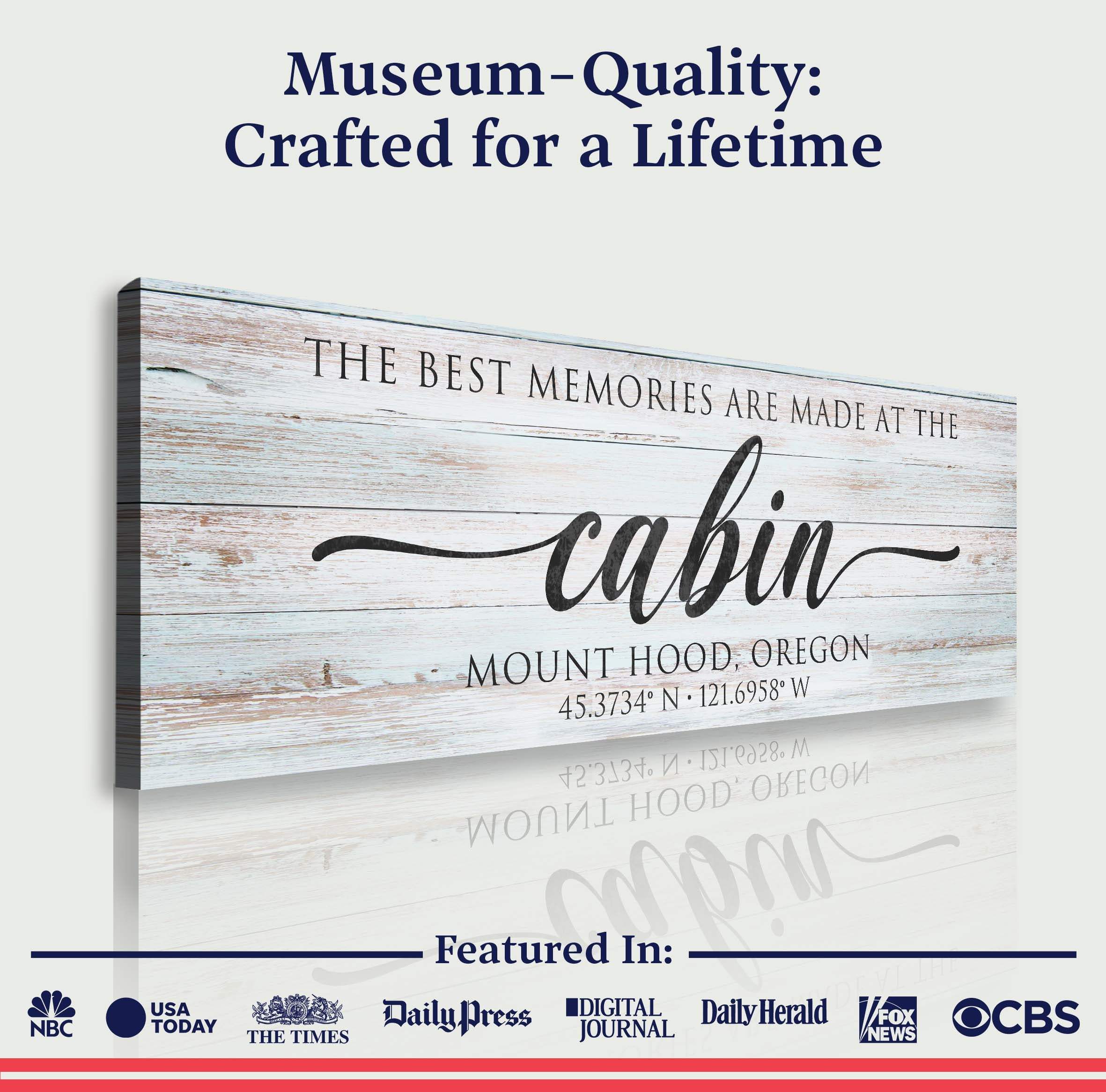 Best Memories Are Made At The Cabin Sign II - Image 4