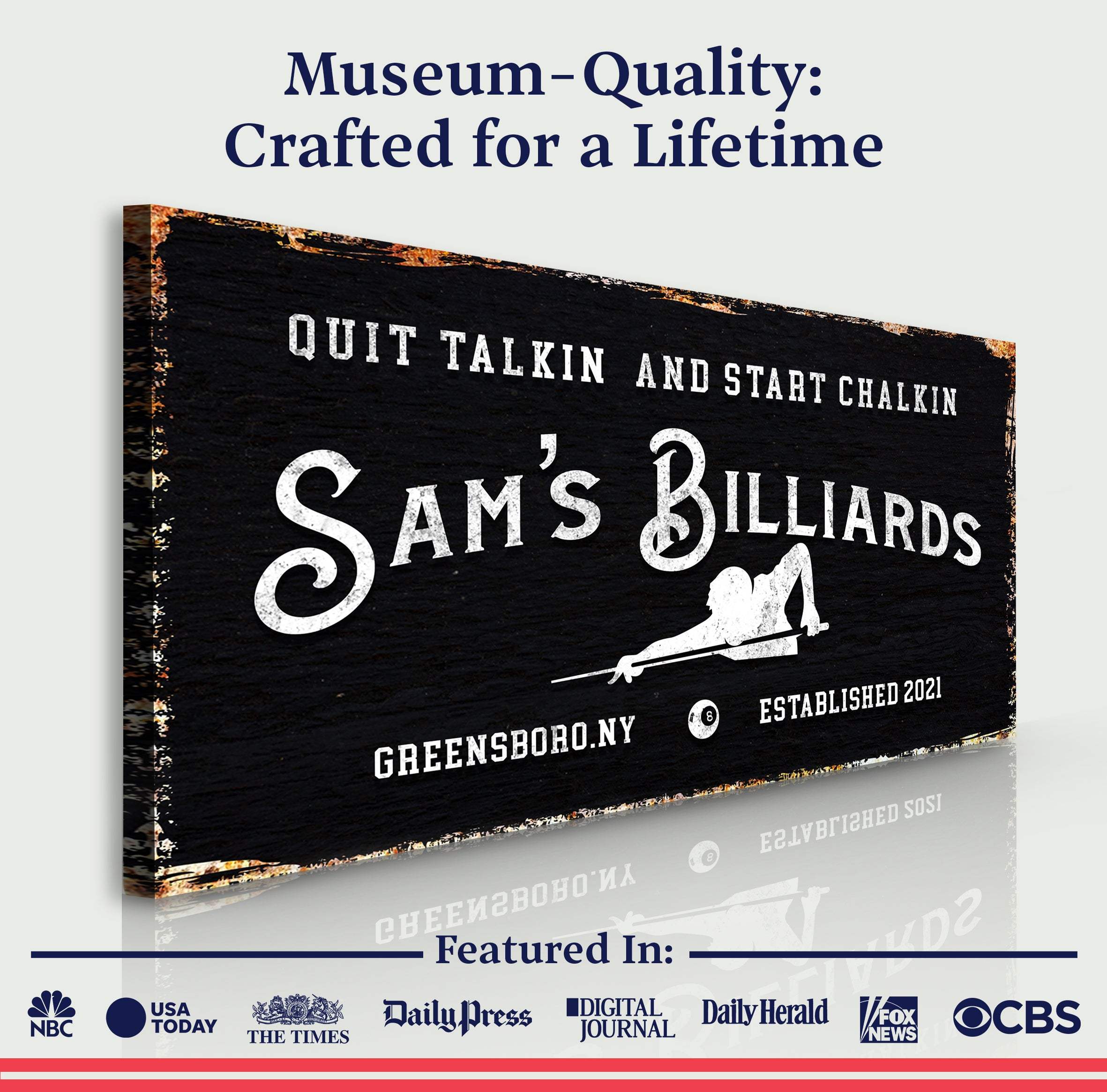 Billiards Room Sign - Image 4