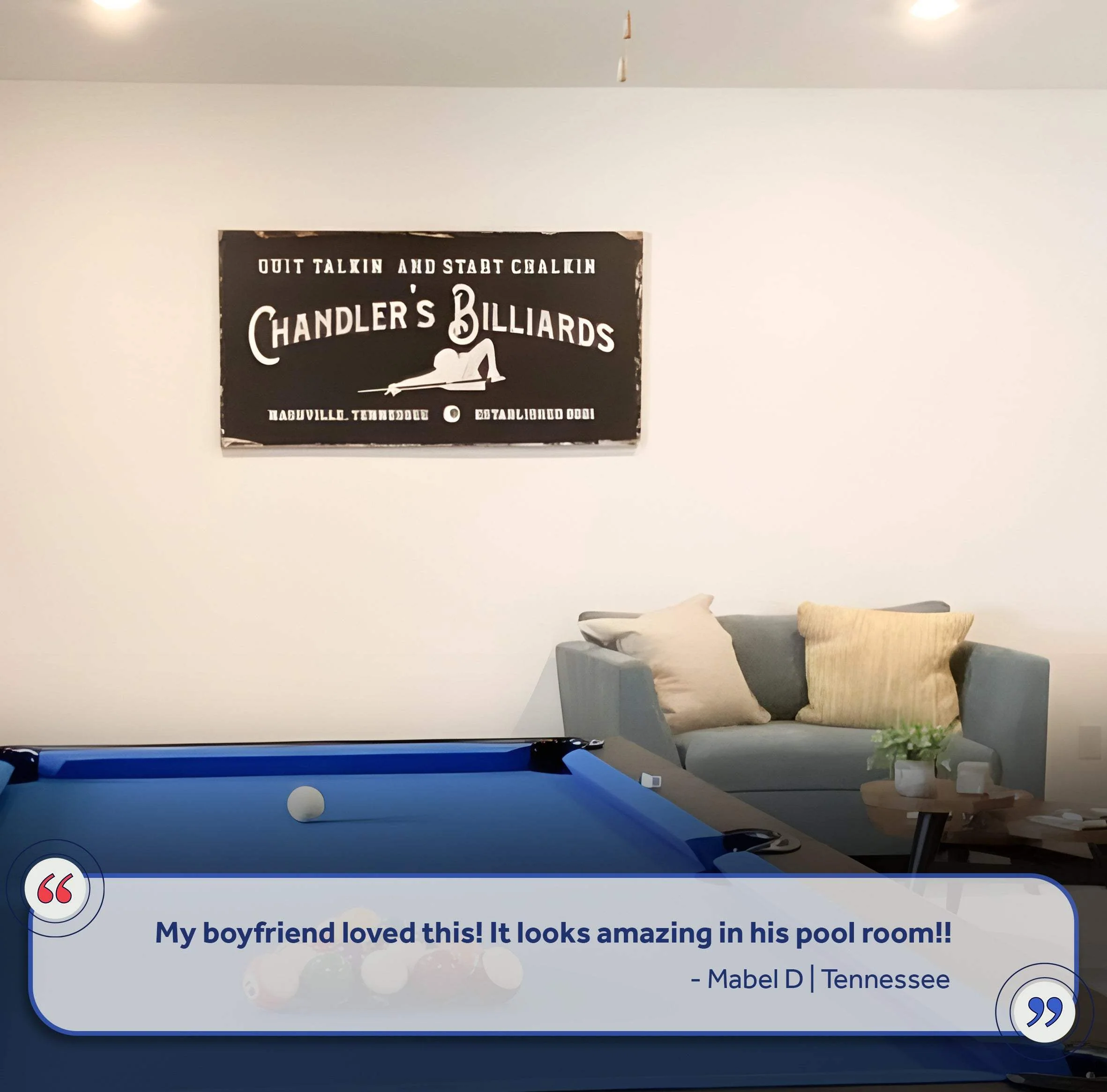 Billiards Room Sign - Image 8