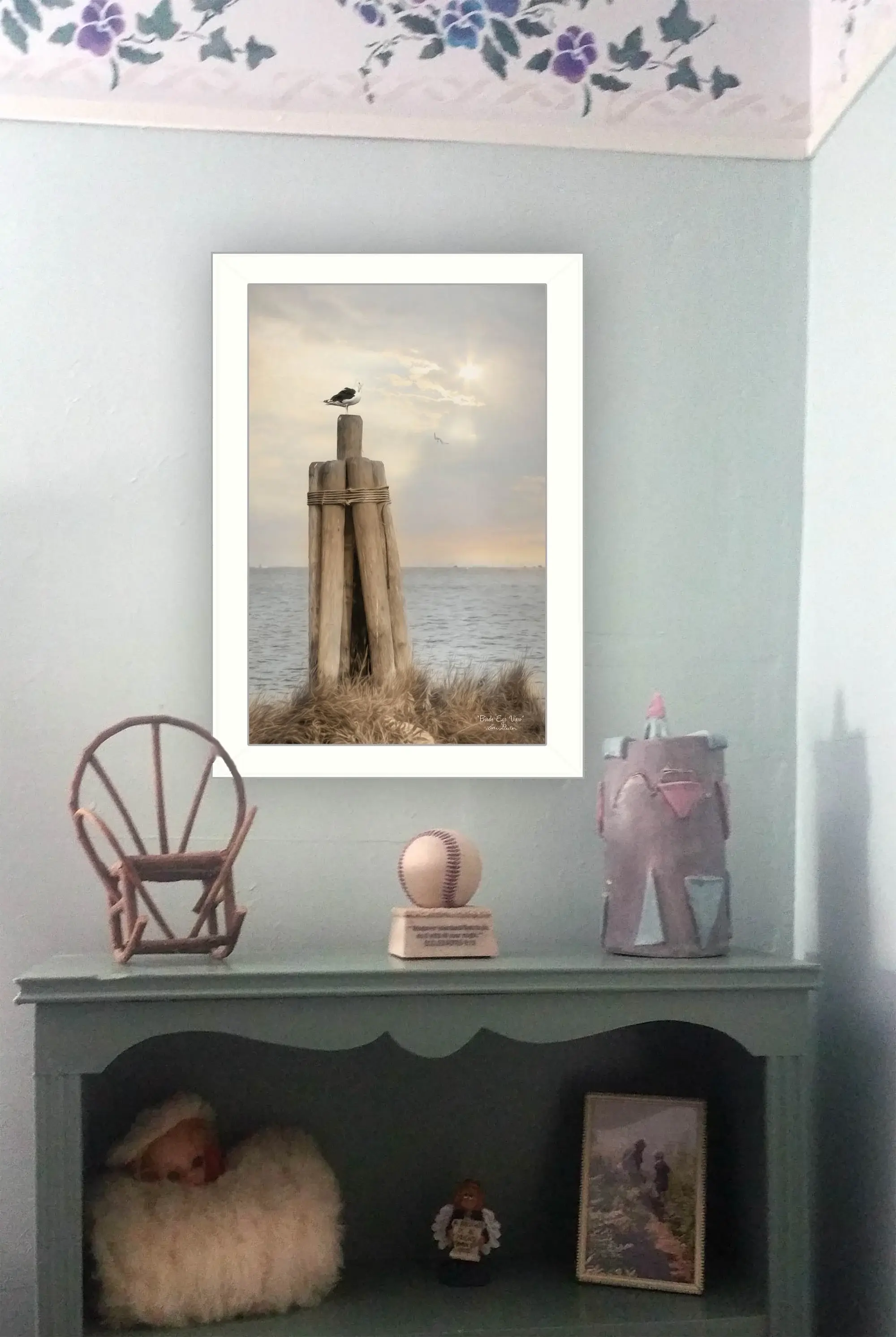 Birds Eye View 2 White Framed Print Wall Art - Image 4