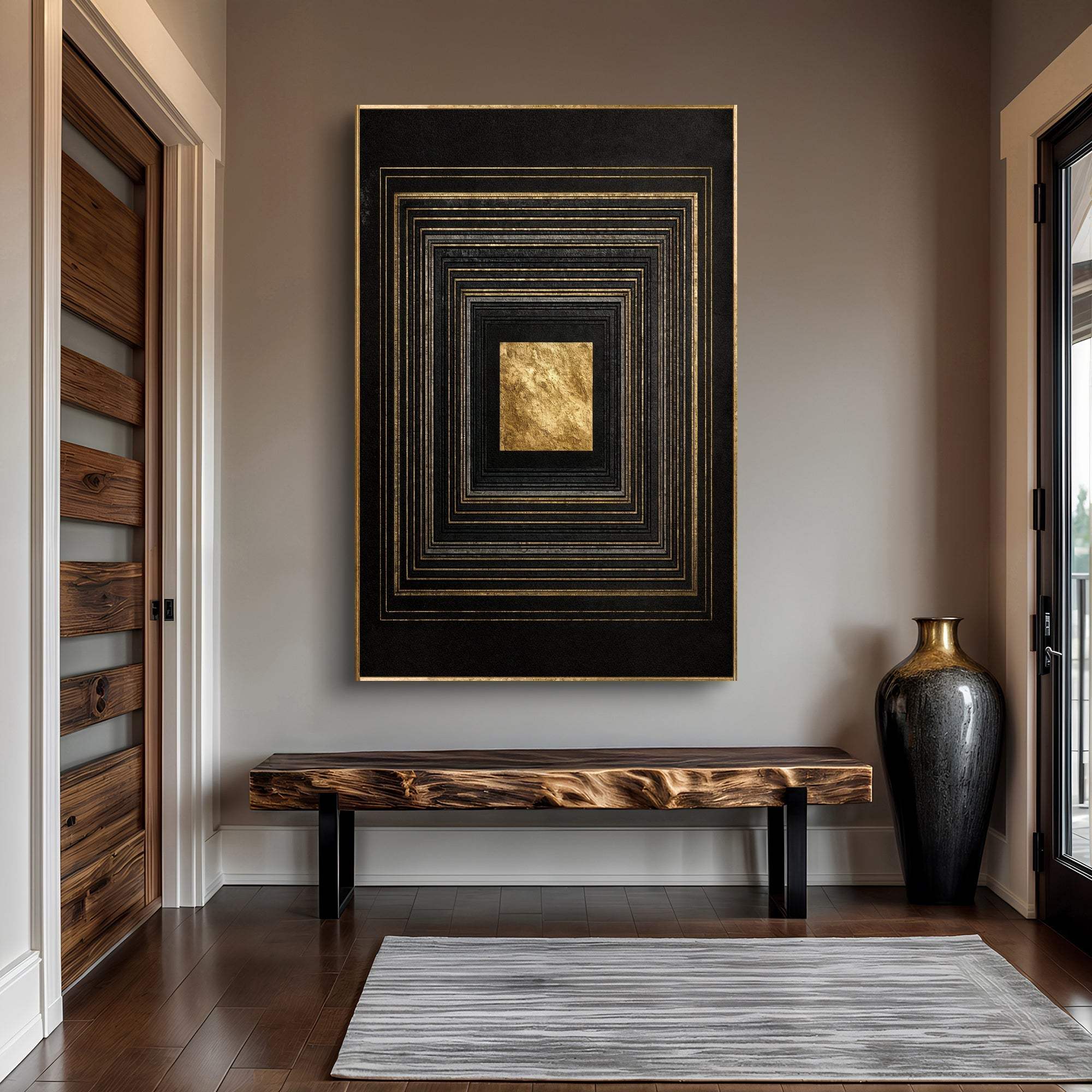 Black And Gold Core Wall Art - Image 4