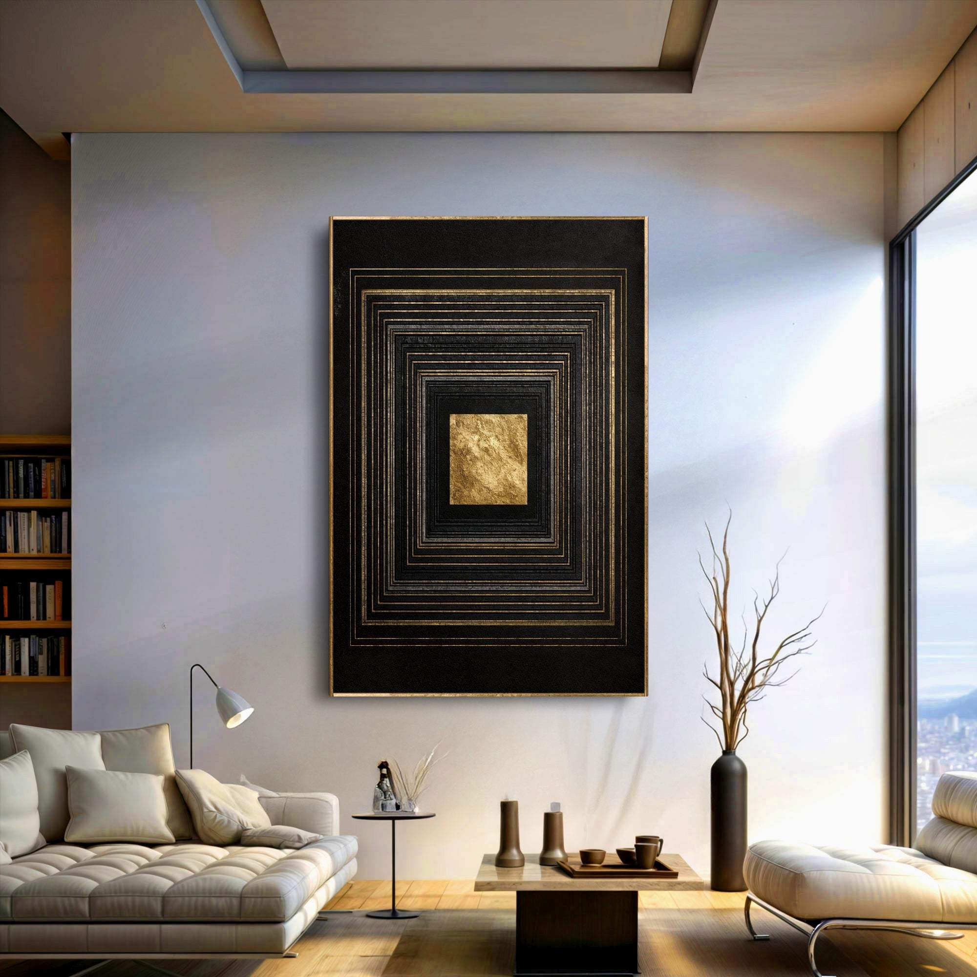 Black And Gold Core Wall Art - Image 5