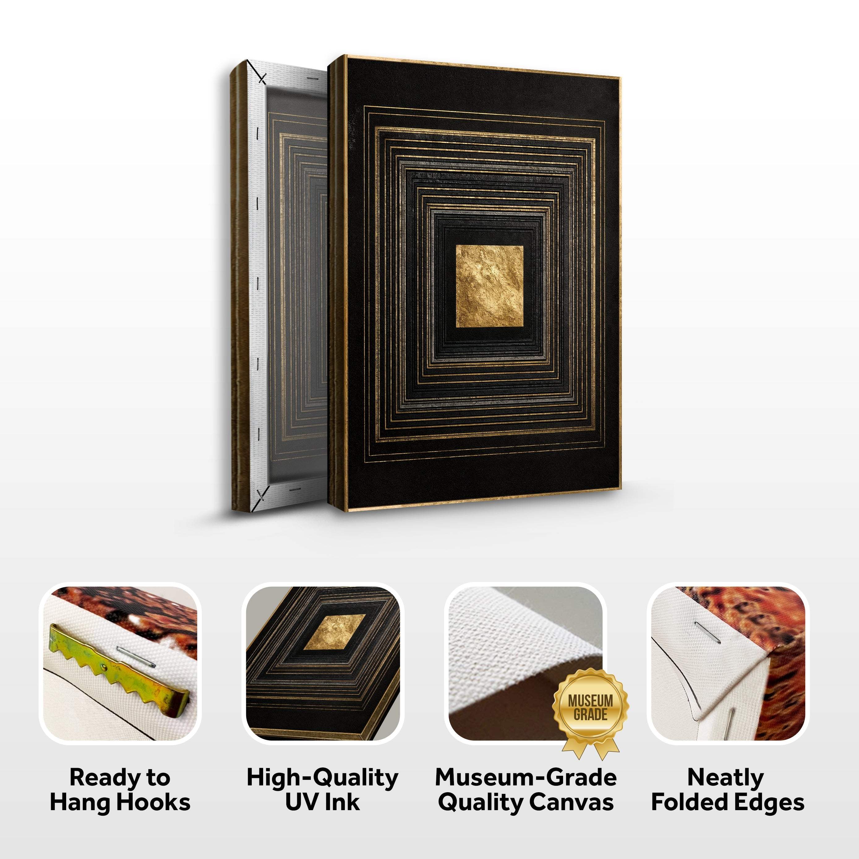 Black And Gold Core Wall Art - Image 8