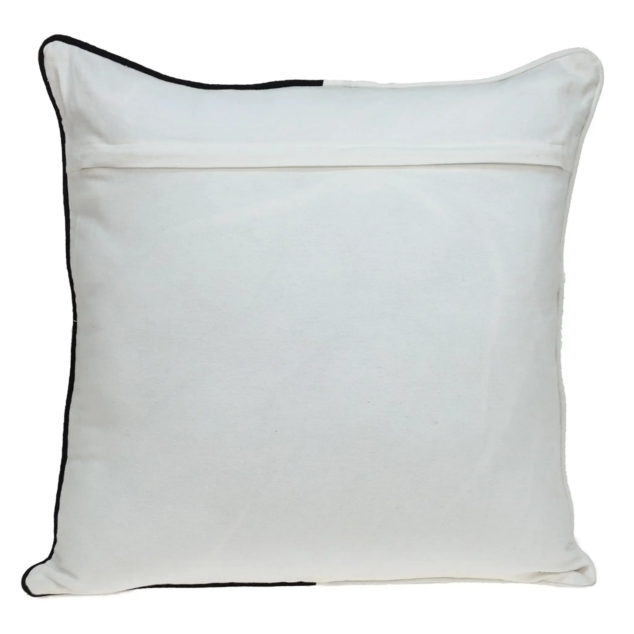 Black And White Abstract Accent Pillow - Image 3