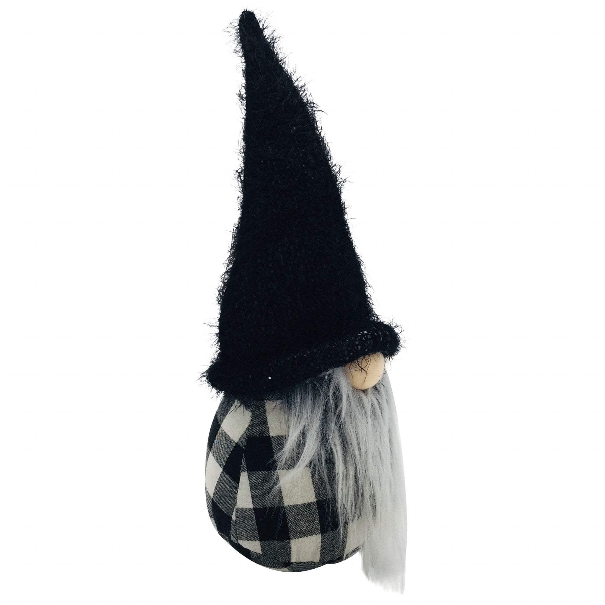 Black and White Buffalo Check Groovy Gnome - Image 2