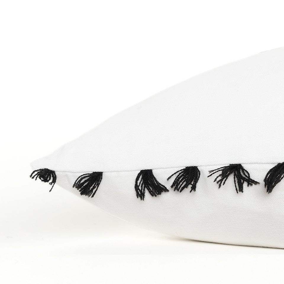 Black and White Irony Fun Message Throw Pillow - Image 3