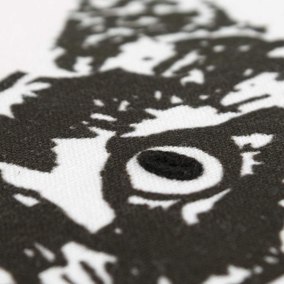 Black and White Live Love Meow Throw Pillow - Image 5