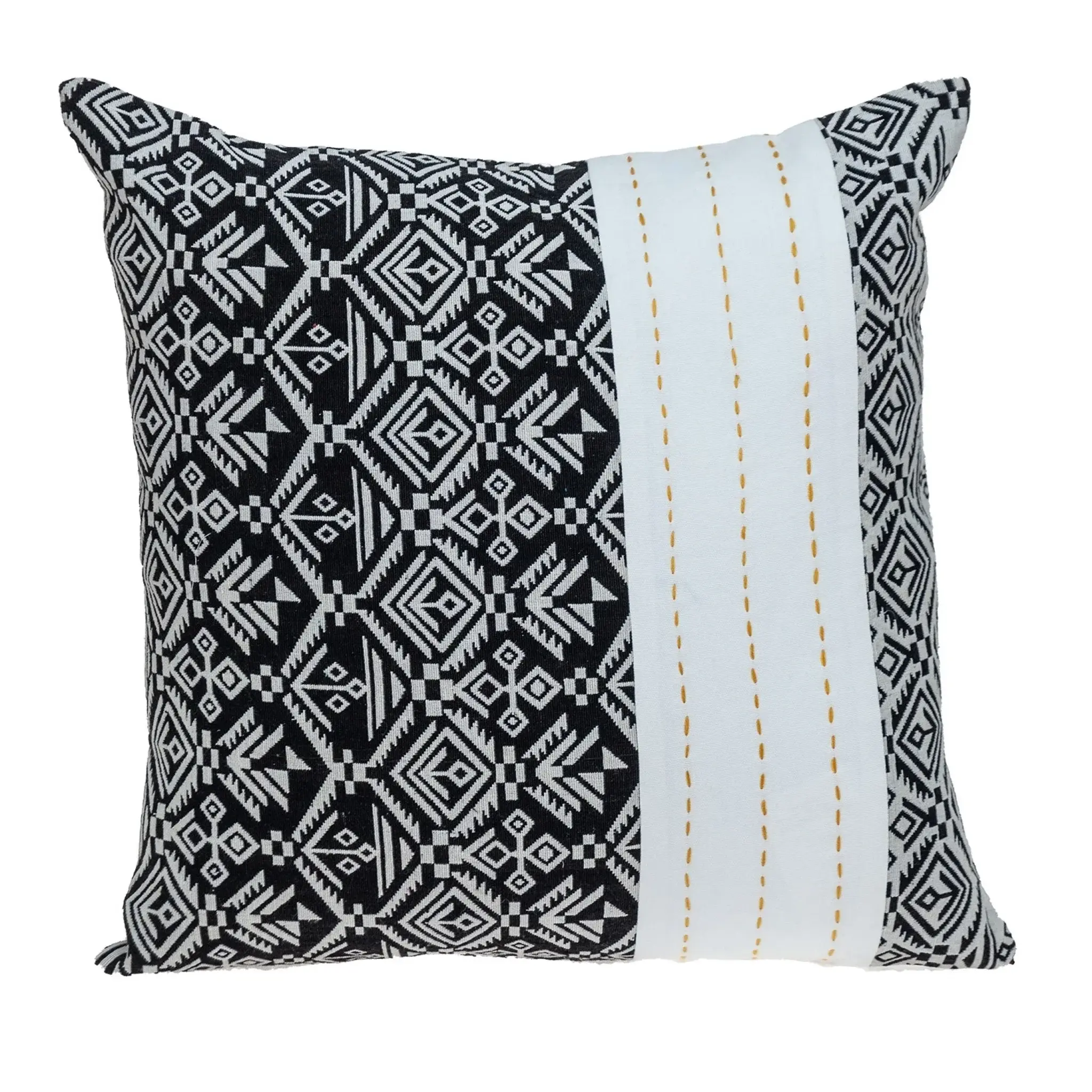 Black And White Modern Throw Pillow - Image 2