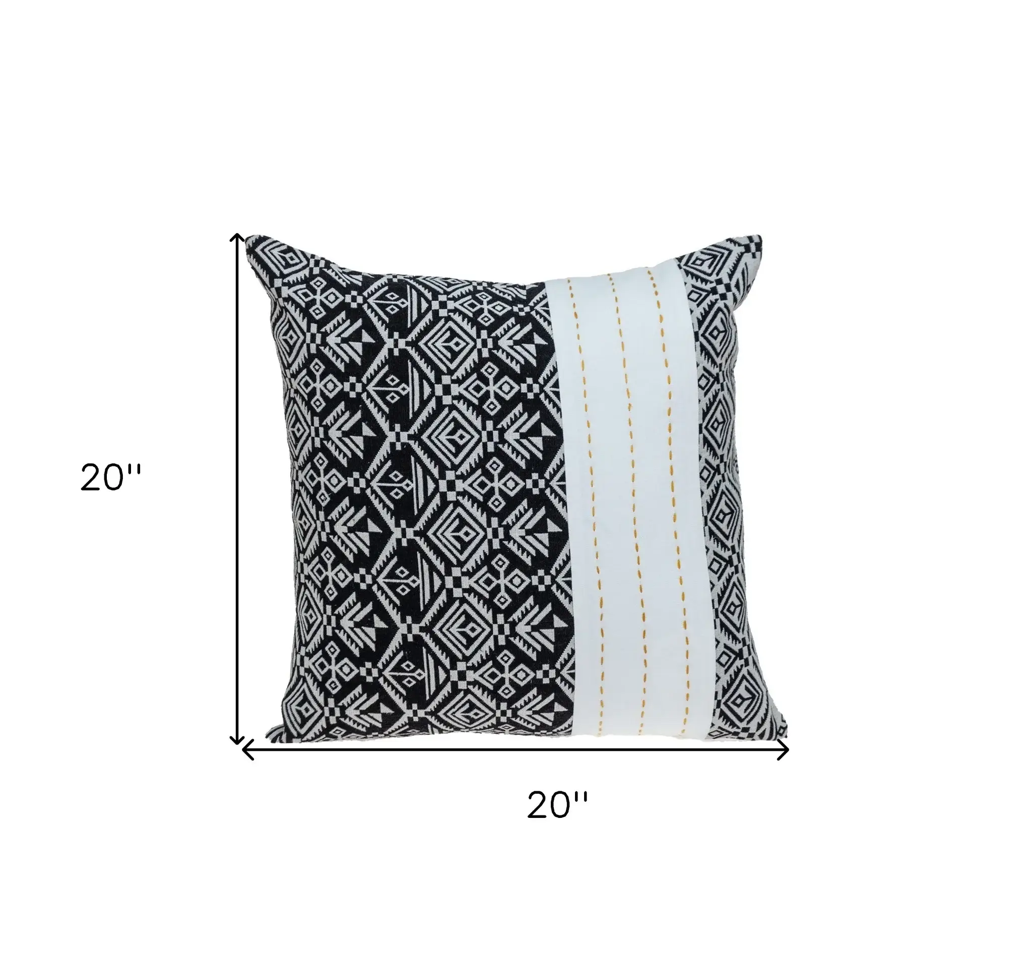 Black And White Modern Throw Pillow - Image 9