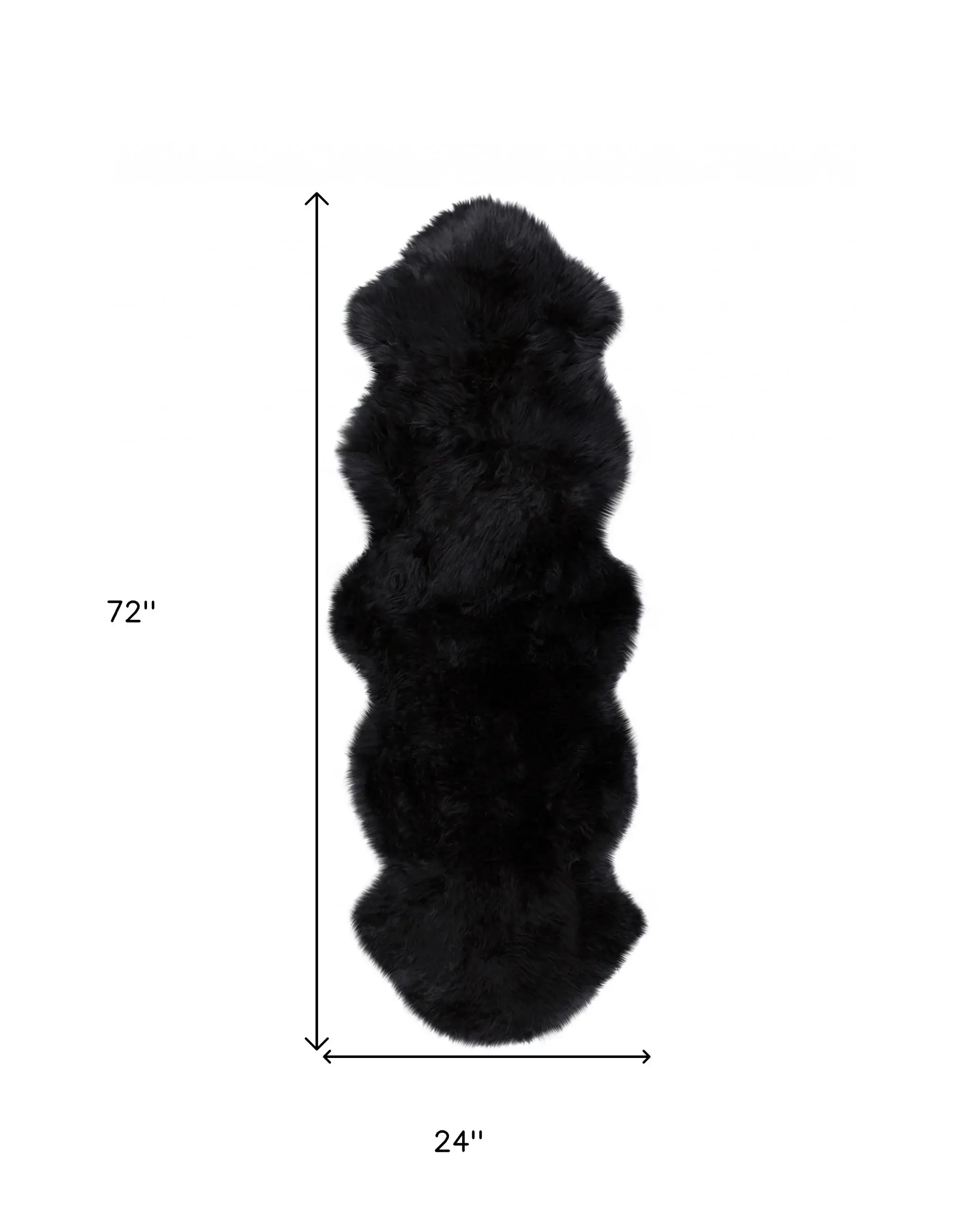 Black Animal Print Area Rug - Image 3