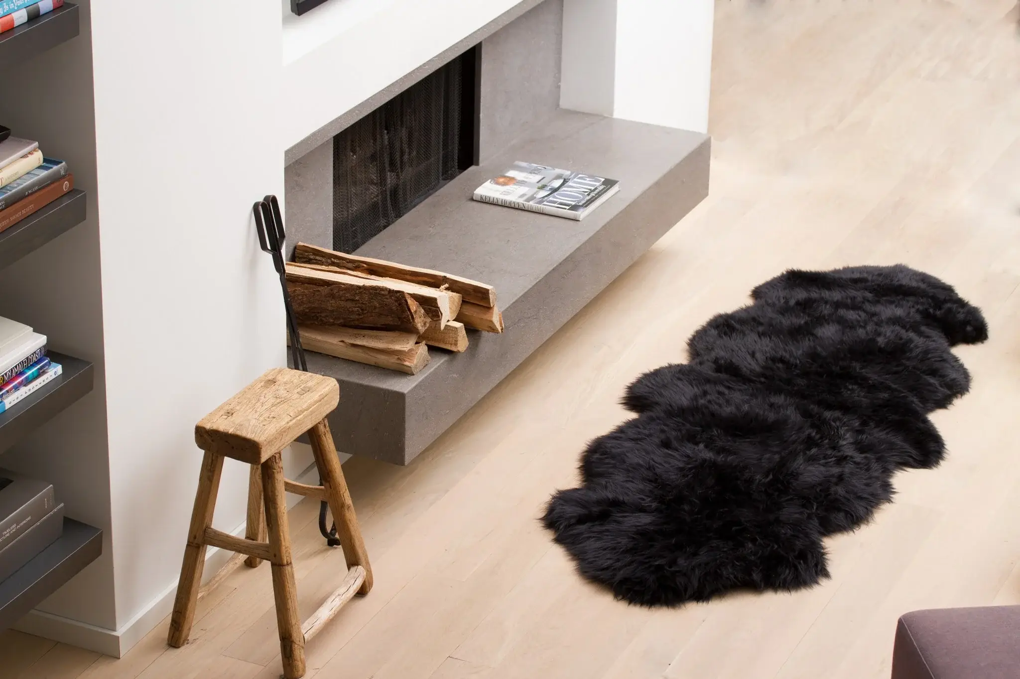 Black Animal Print Area Rug - Image 7