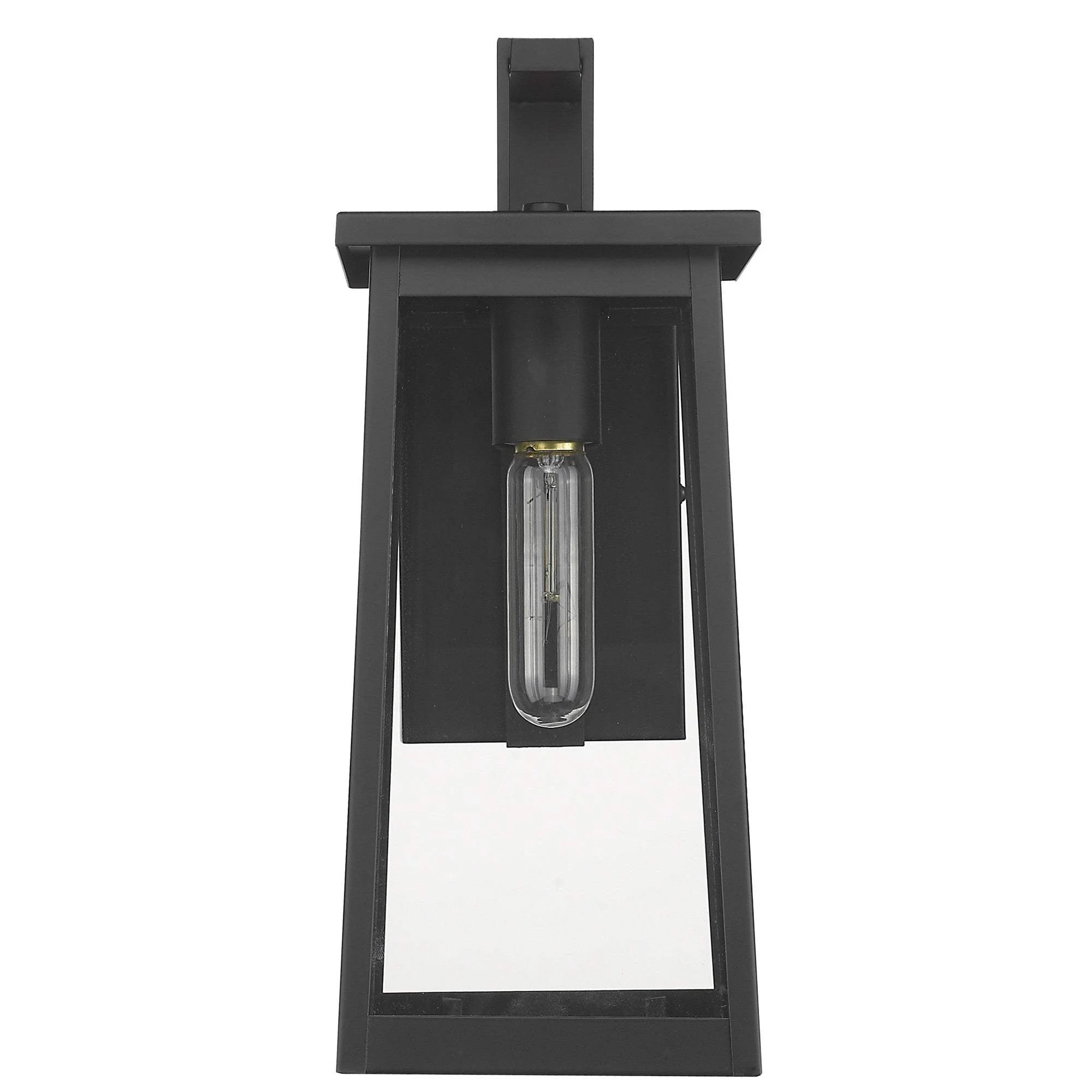 Black Contempo Elongated Outdoor Wall Light - Image 4