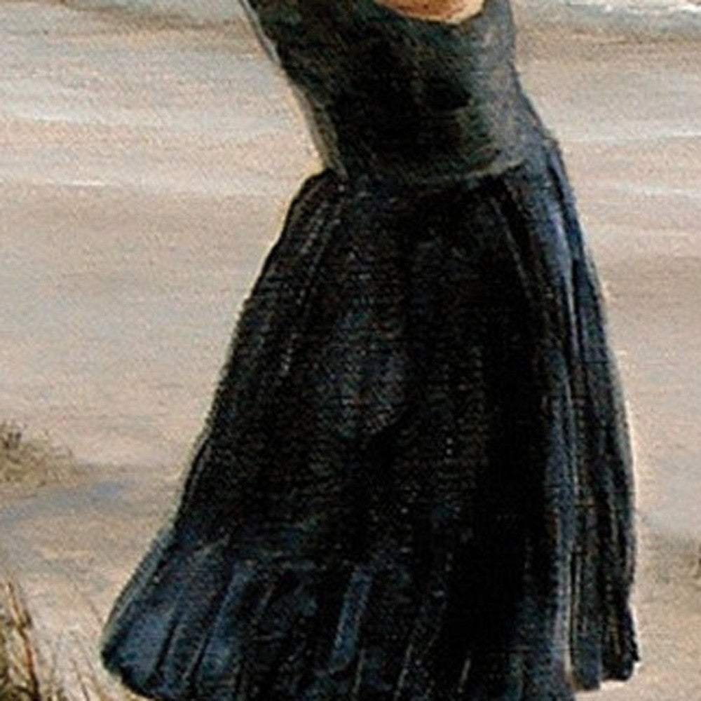 Black Dress 1 White Framed Print Wall Art - Image 5
