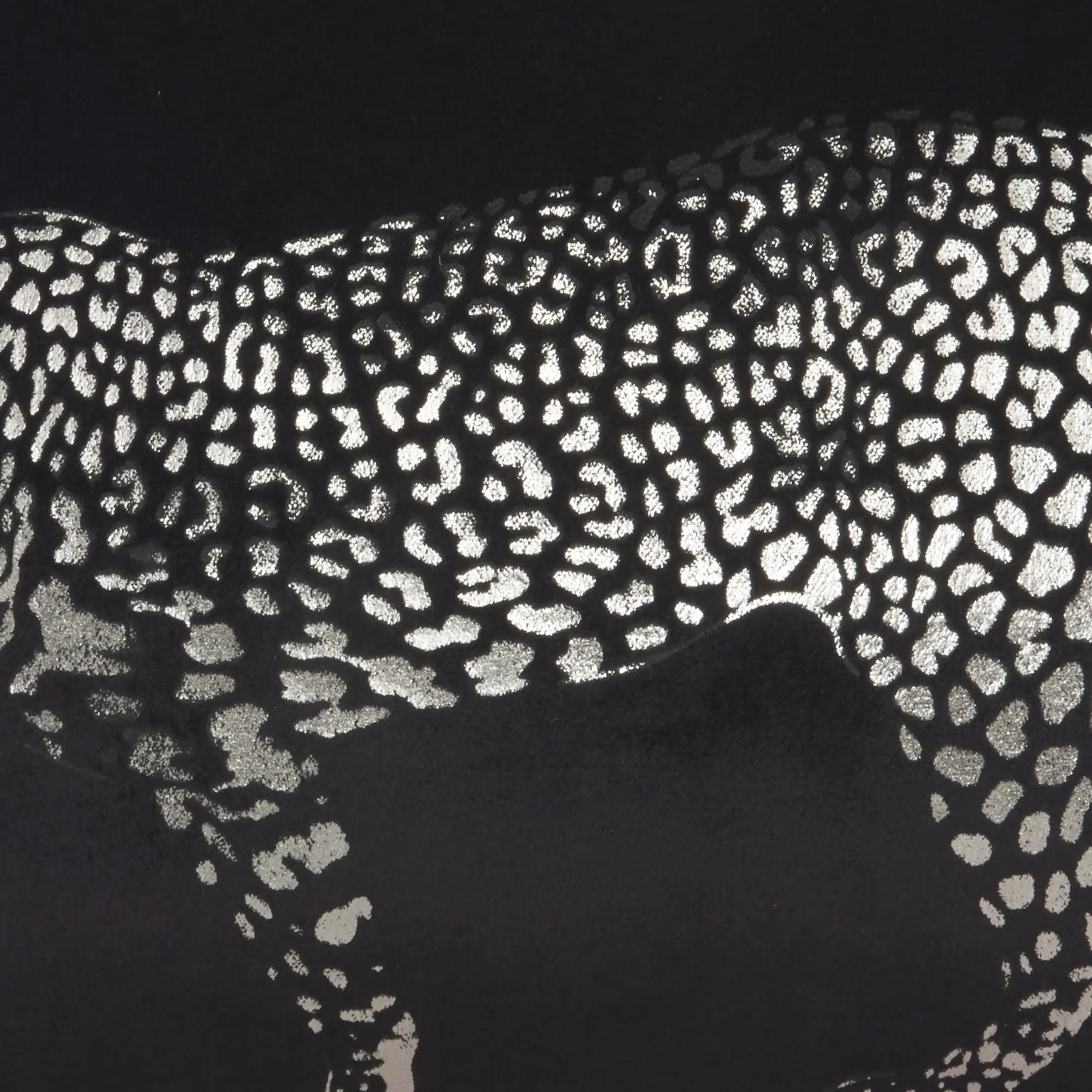 Black Leopard Lumbar Pillow - Image 4