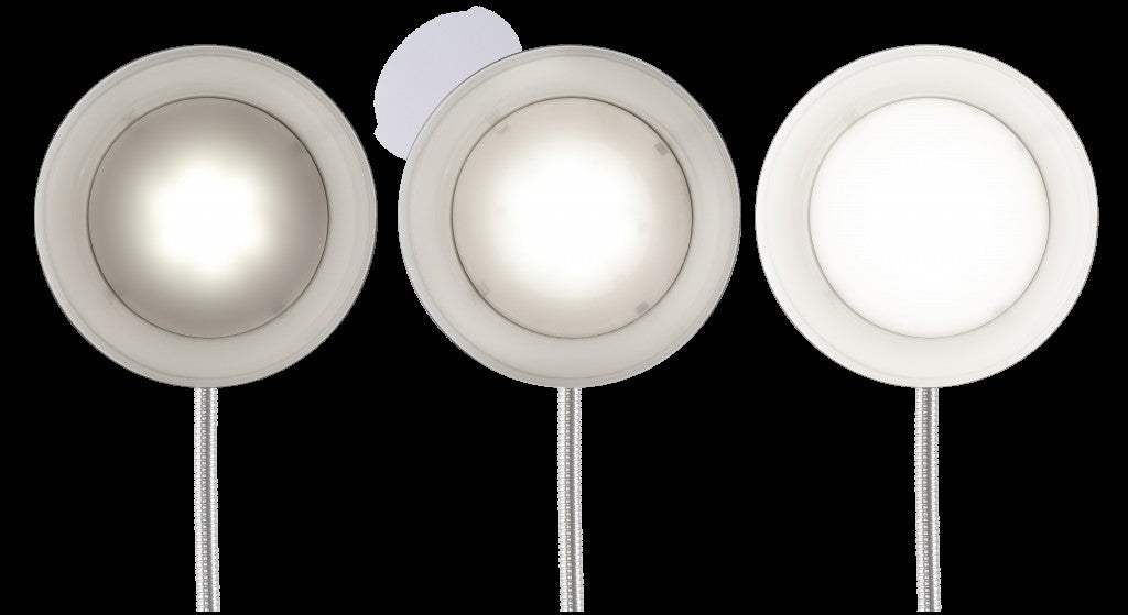 Black Matte and Silver LED Adjustable Desk Lamp - Image 4