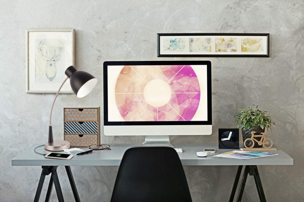 Black Matte and Silver LED Adjustable Desk Lamp - Image 5