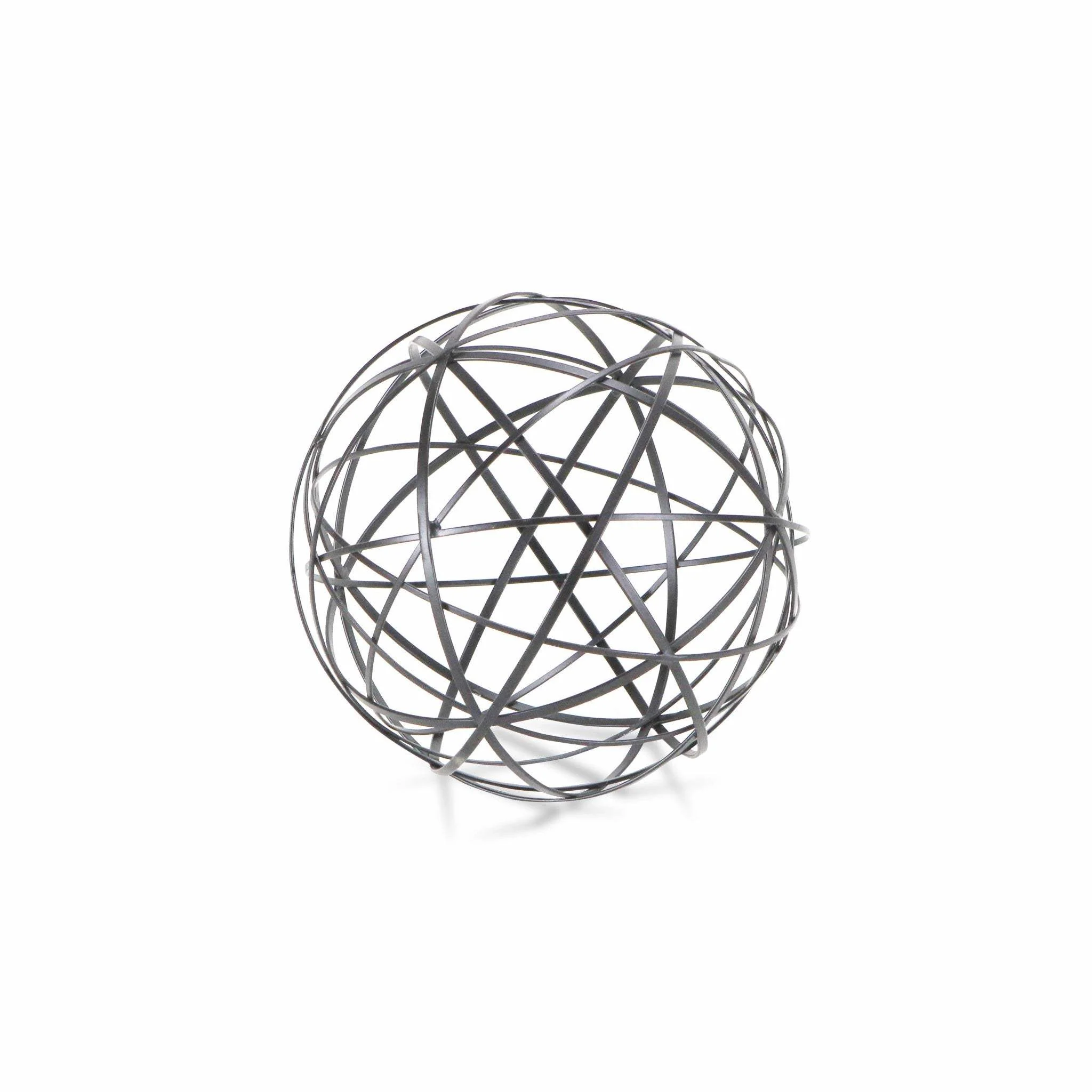 Black Metal Wire Decorative Sculpture - Image 3
