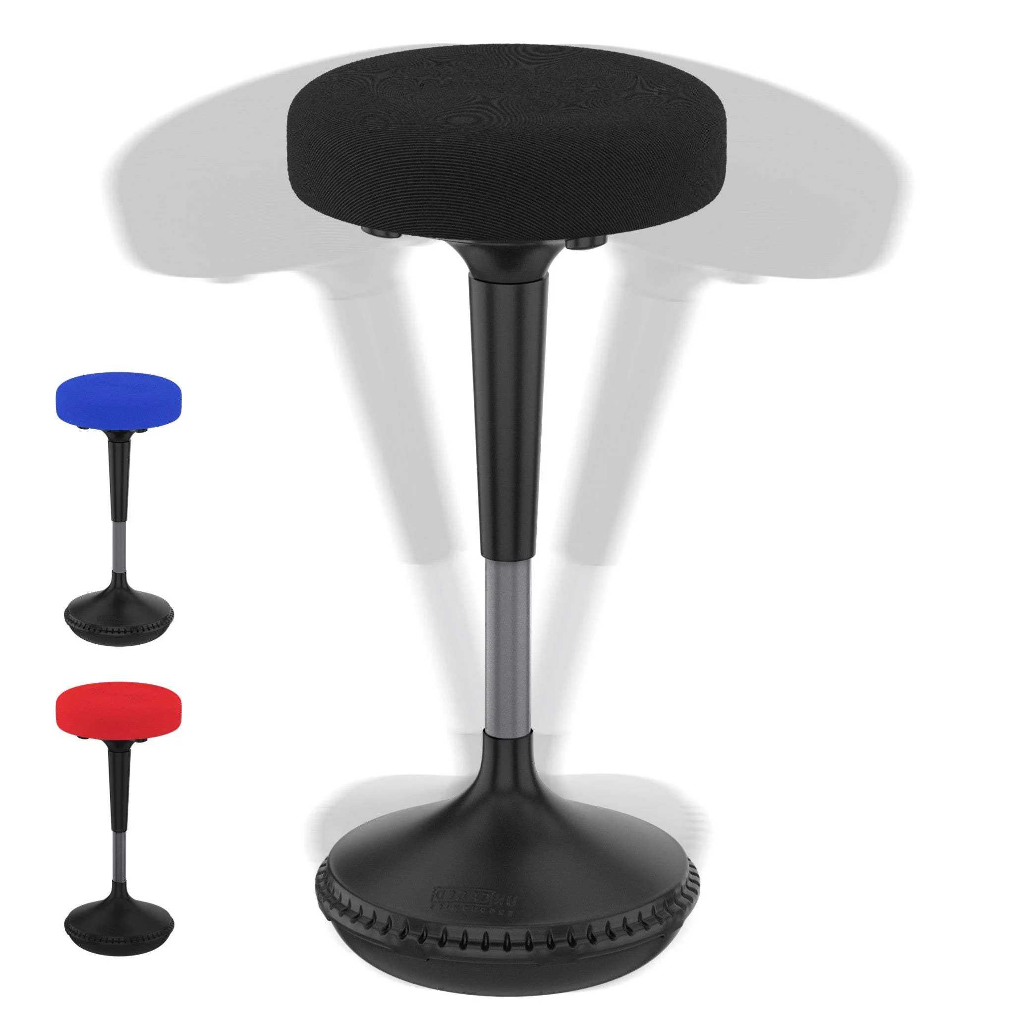 Black Tall Swivel Active Balance Chair - Image 2
