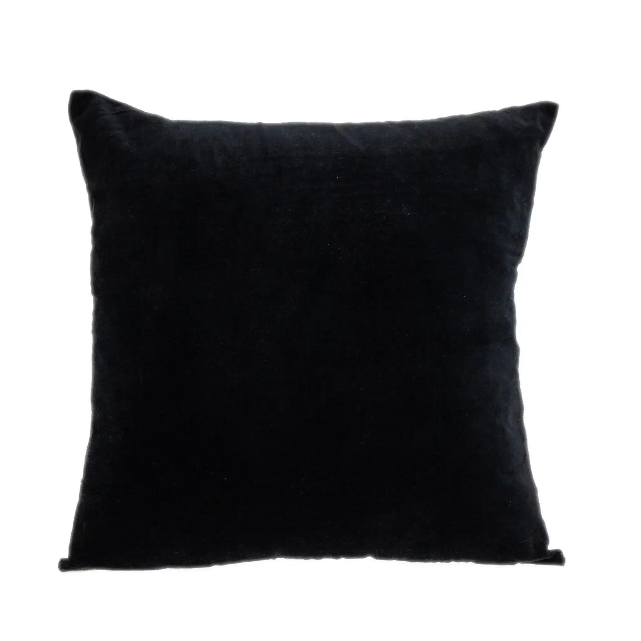 Black Velvet Two Tone Throw Pillow - Image 2