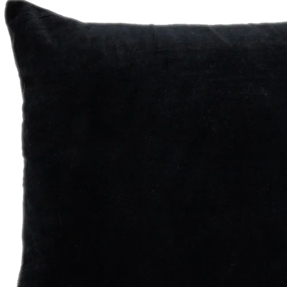 Black Velvet Two Tone Throw Pillow - Image 6