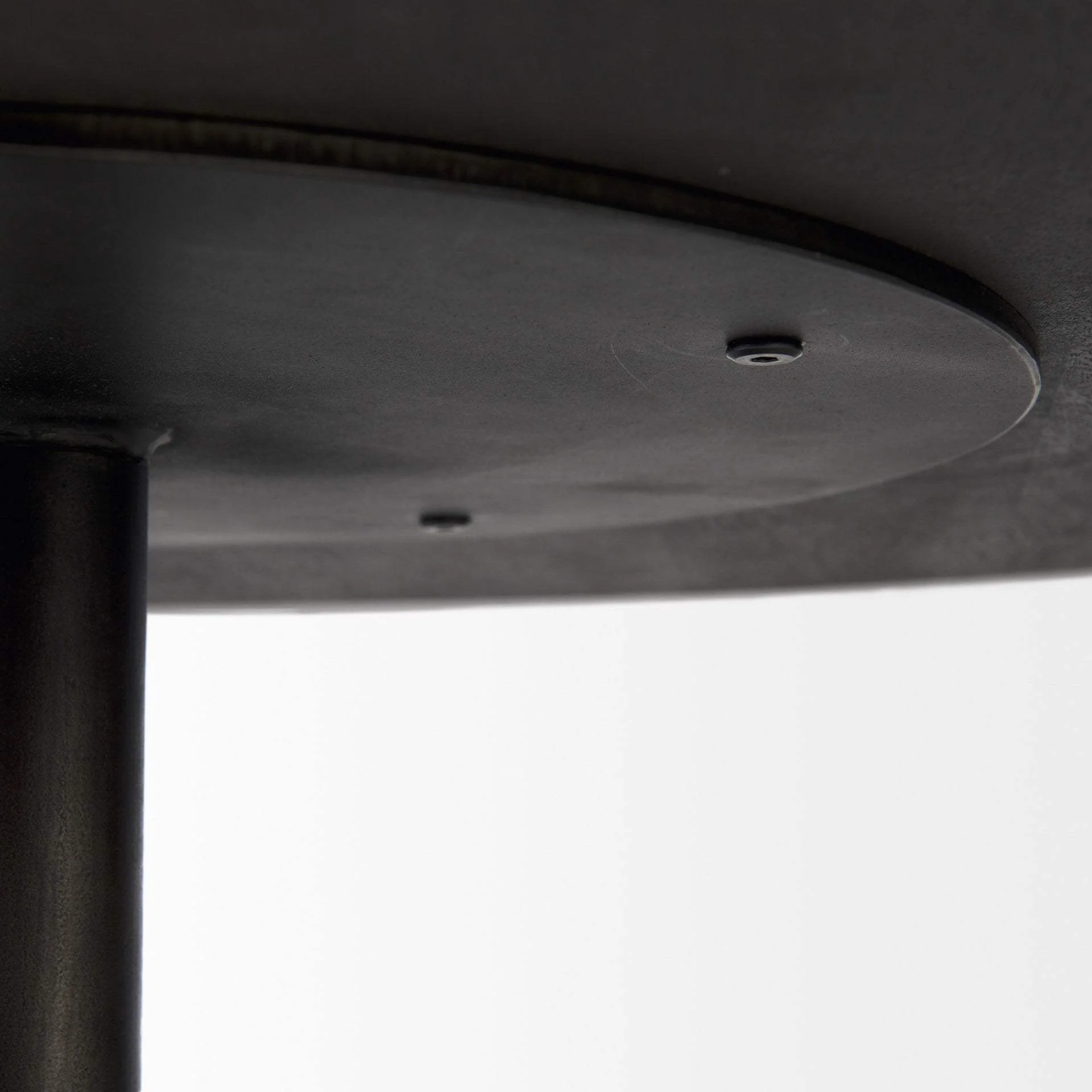 Black Wooden Pedestal Base Coffee Table - Image 8
