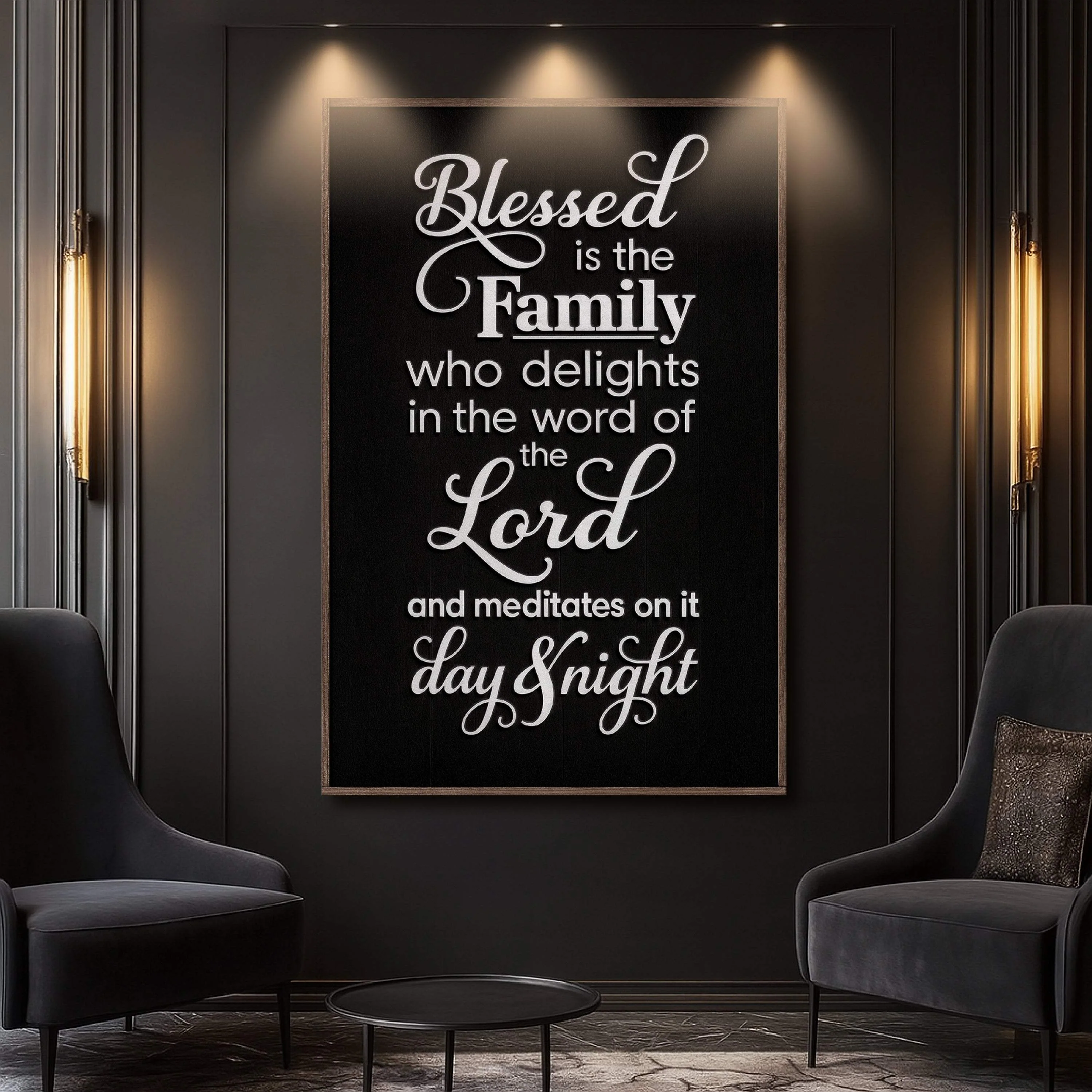 Blessed Is The Family Faith Sign II - Image 5