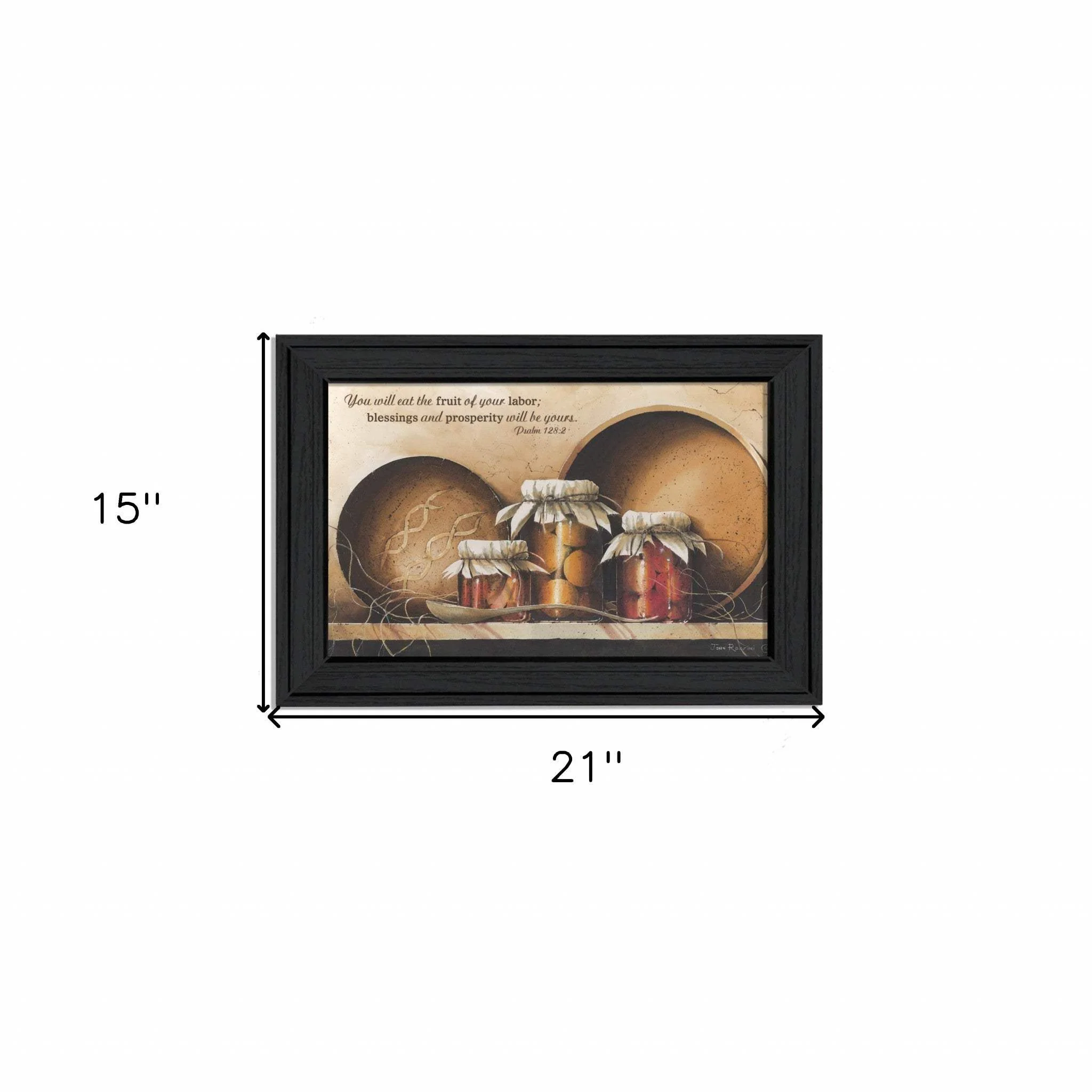 Blessings and Prosperity 1 Black Framed Print Wall Art - Image 6