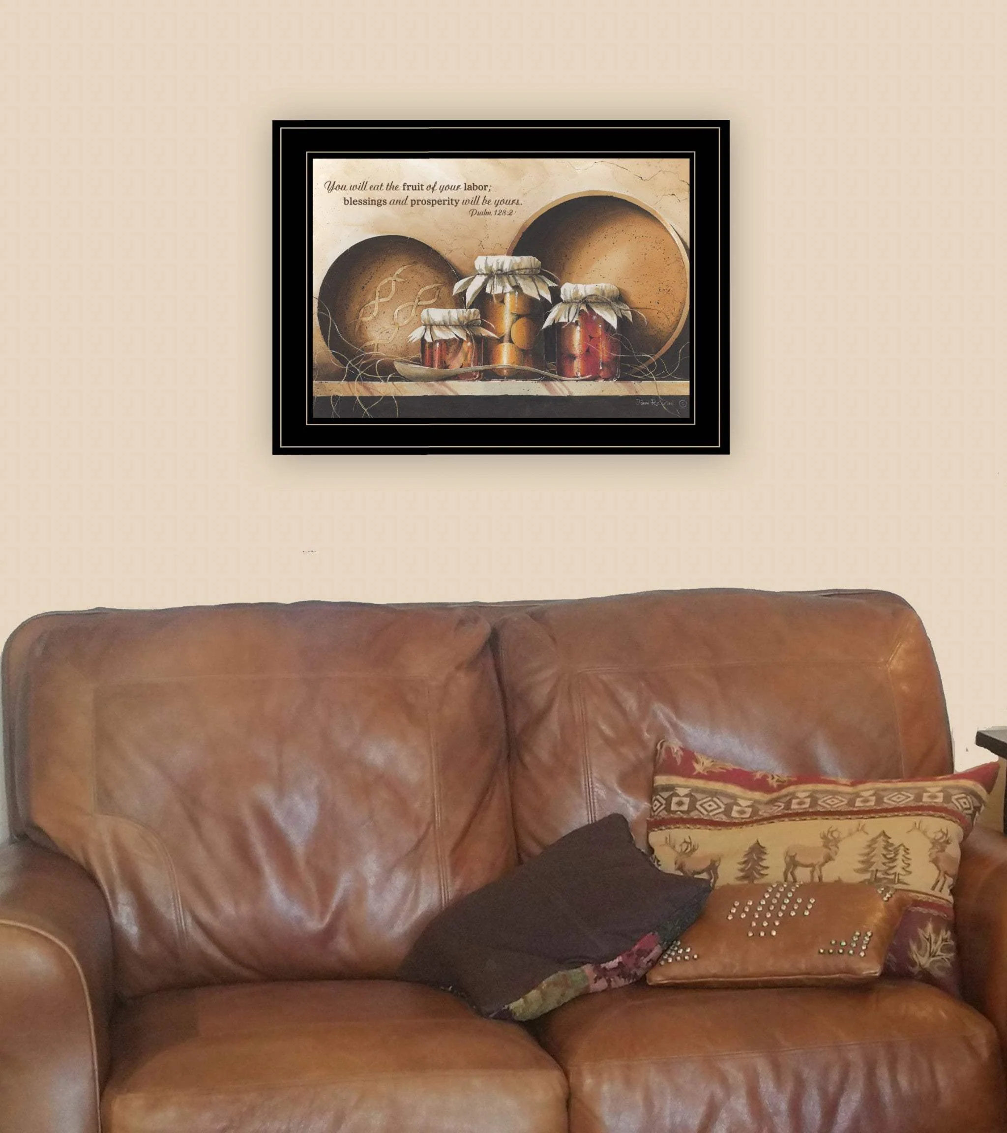 Blessings and Prosperity 3 Black Framed Print Wall Art - Image 4