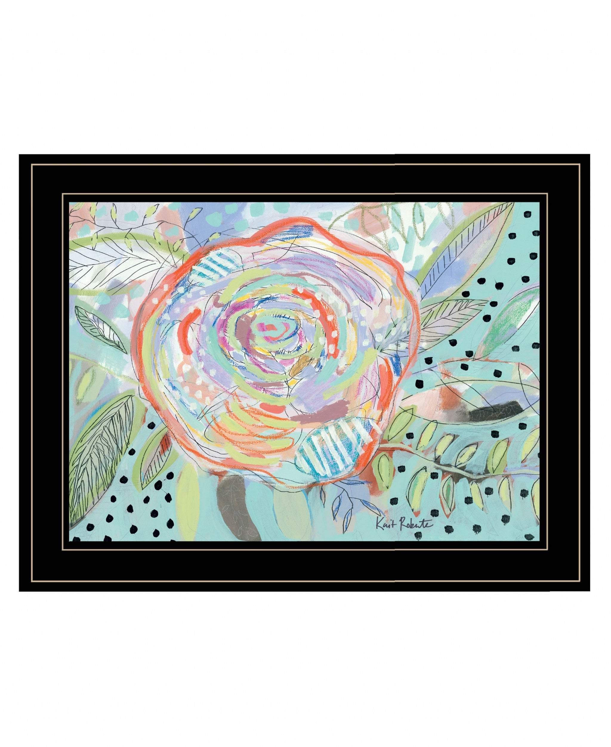 Bloom for Yourself 2 Black Framed Print Wall Art - Image 2