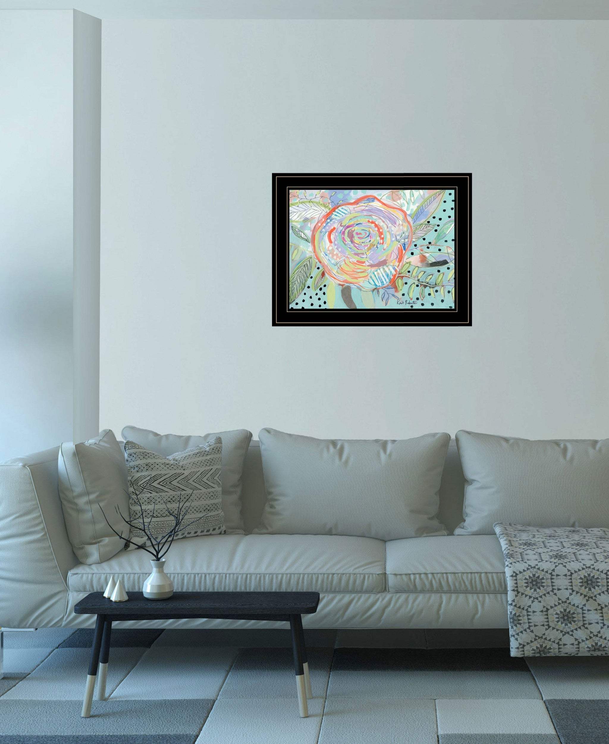 Bloom for Yourself 2 Black Framed Print Wall Art - Image 5