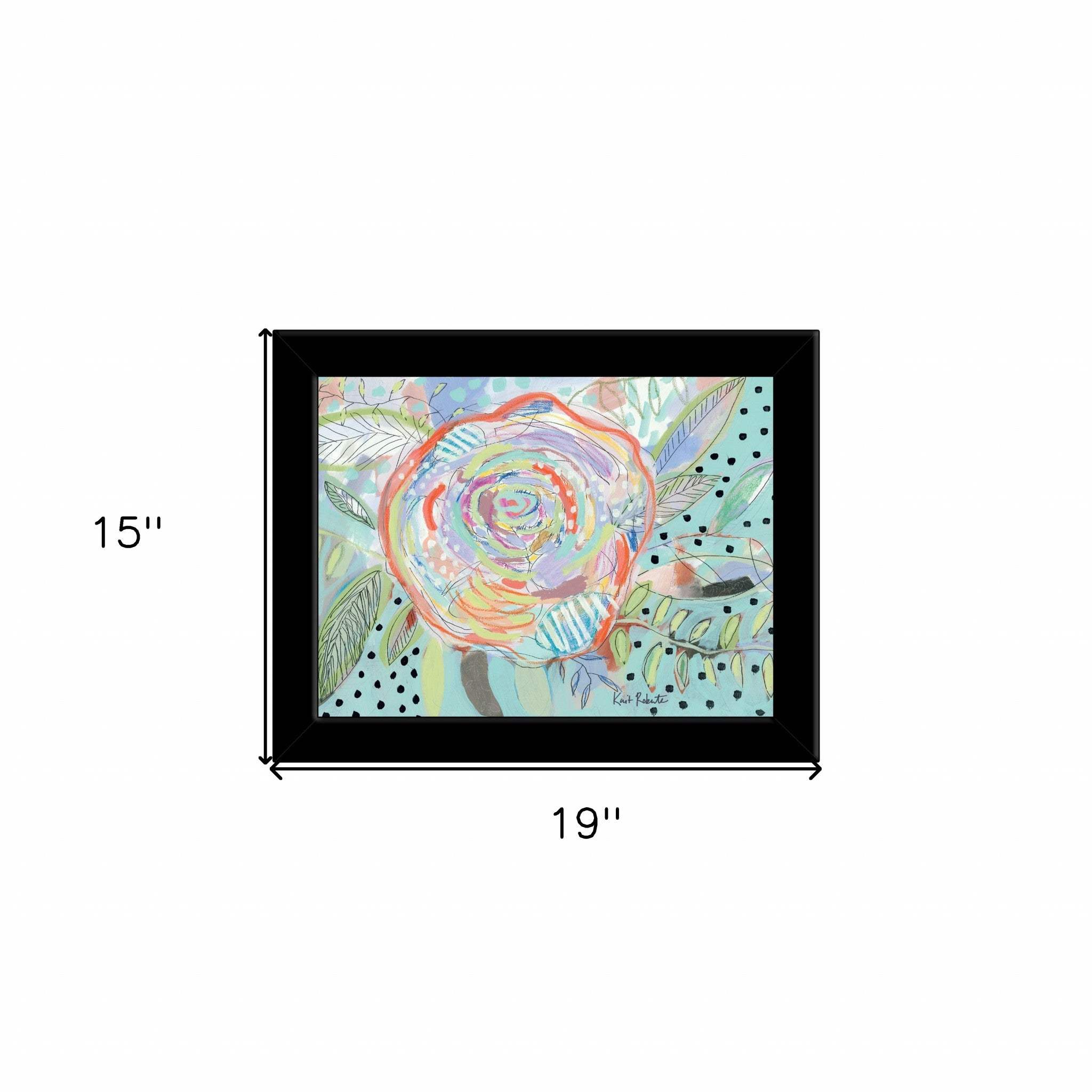 Bloom for Yourself 4 Black Framed Print Wall Art - Image 6