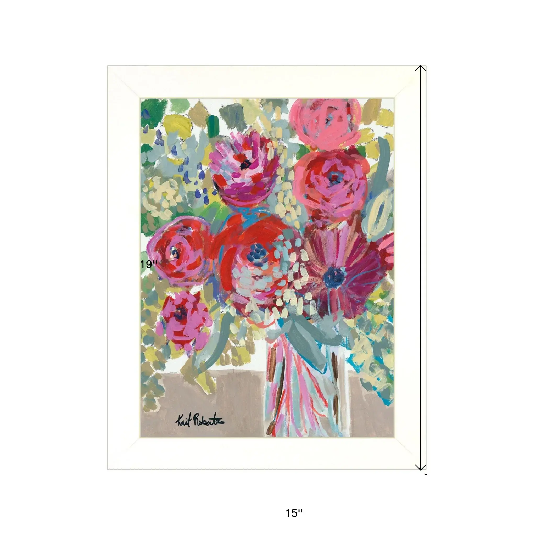 Blooming in the Window Sill White Framed Print Wall Art - Image 5
