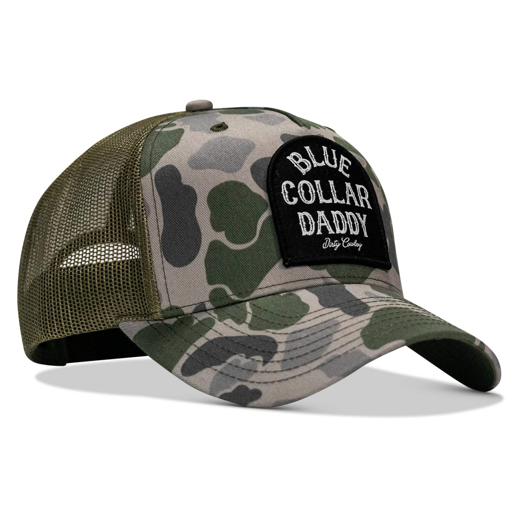 Blue Collar Daddy Patch Snapback Hat - Image 3
