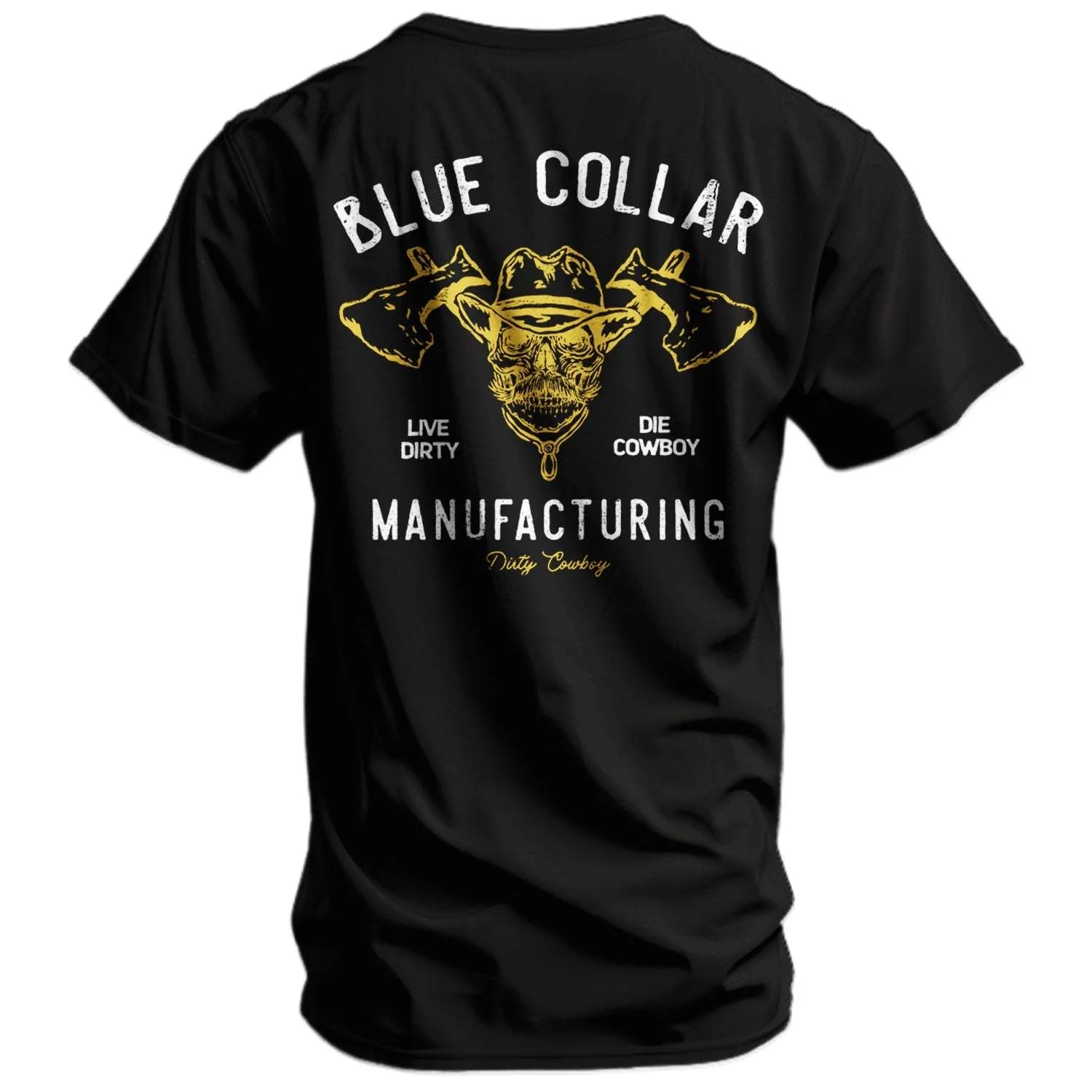 Blue Collar Hatchet Men's T-Shirt - Image 3